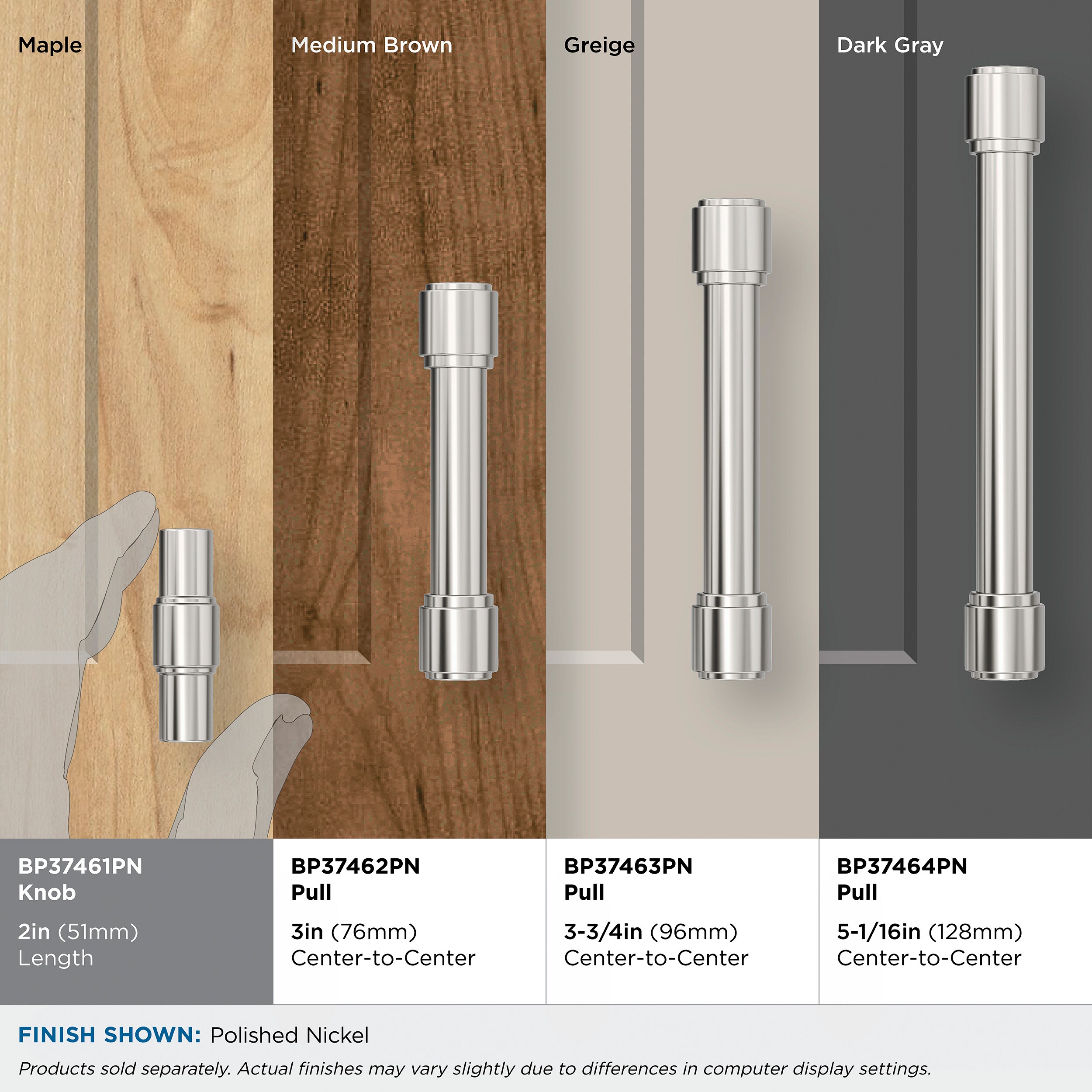 Amerock BP37461PN Cabinet-Knobs - View #8