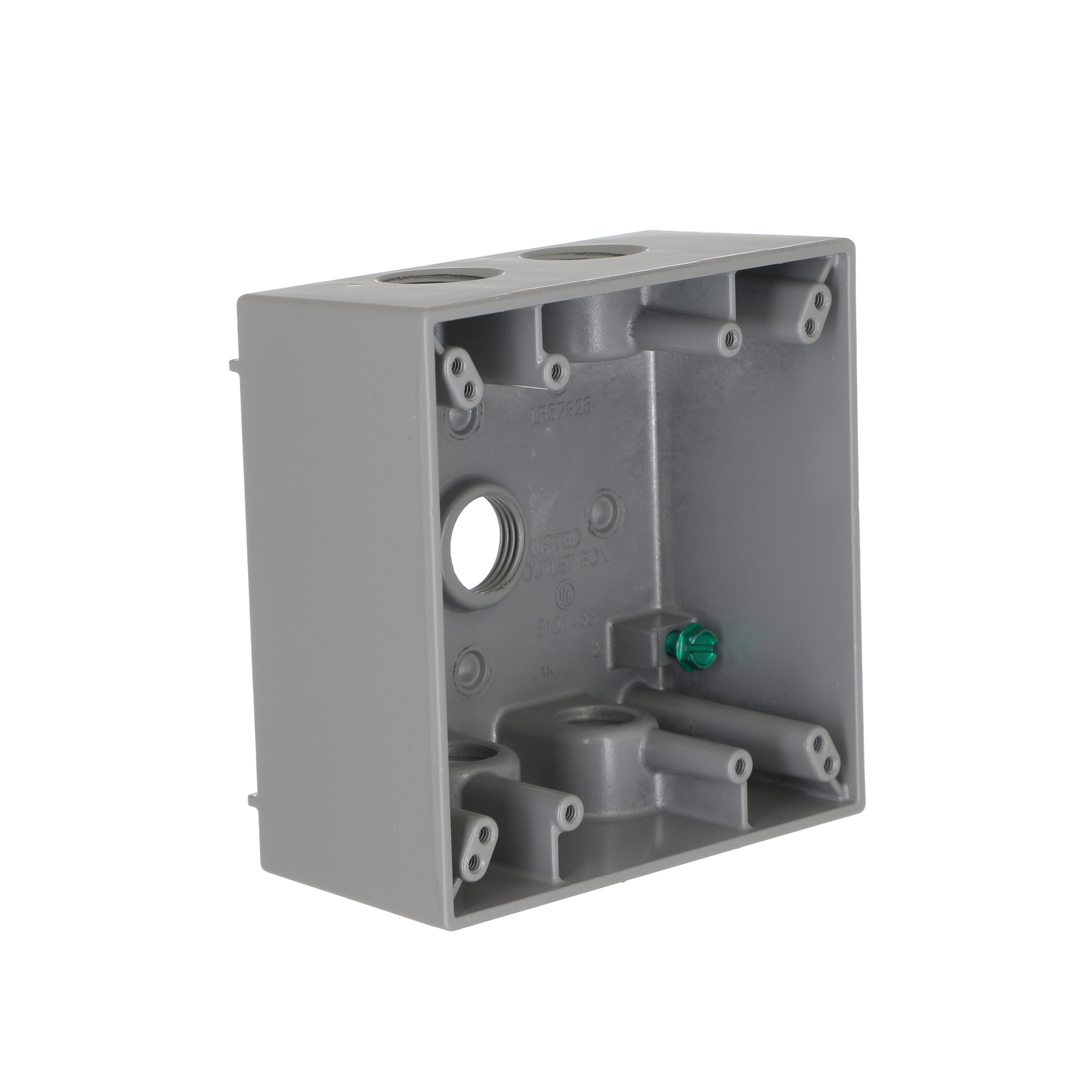 Hubbell 5337-0 Bell 2 -Gang Aluminum Weatherproof New work/Old work Square Electrical Box