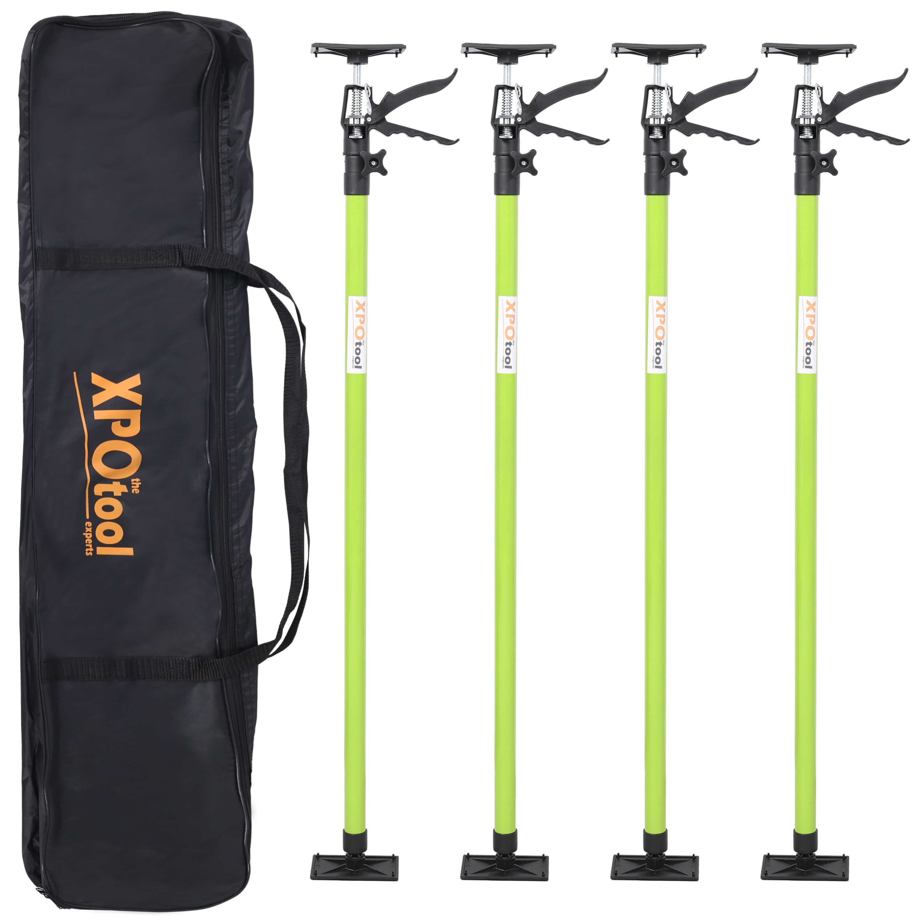 Loheer 45 to 114-in H Heavy Duty Steel Adjustable Support Pole Cabinet Jack 4-Pack