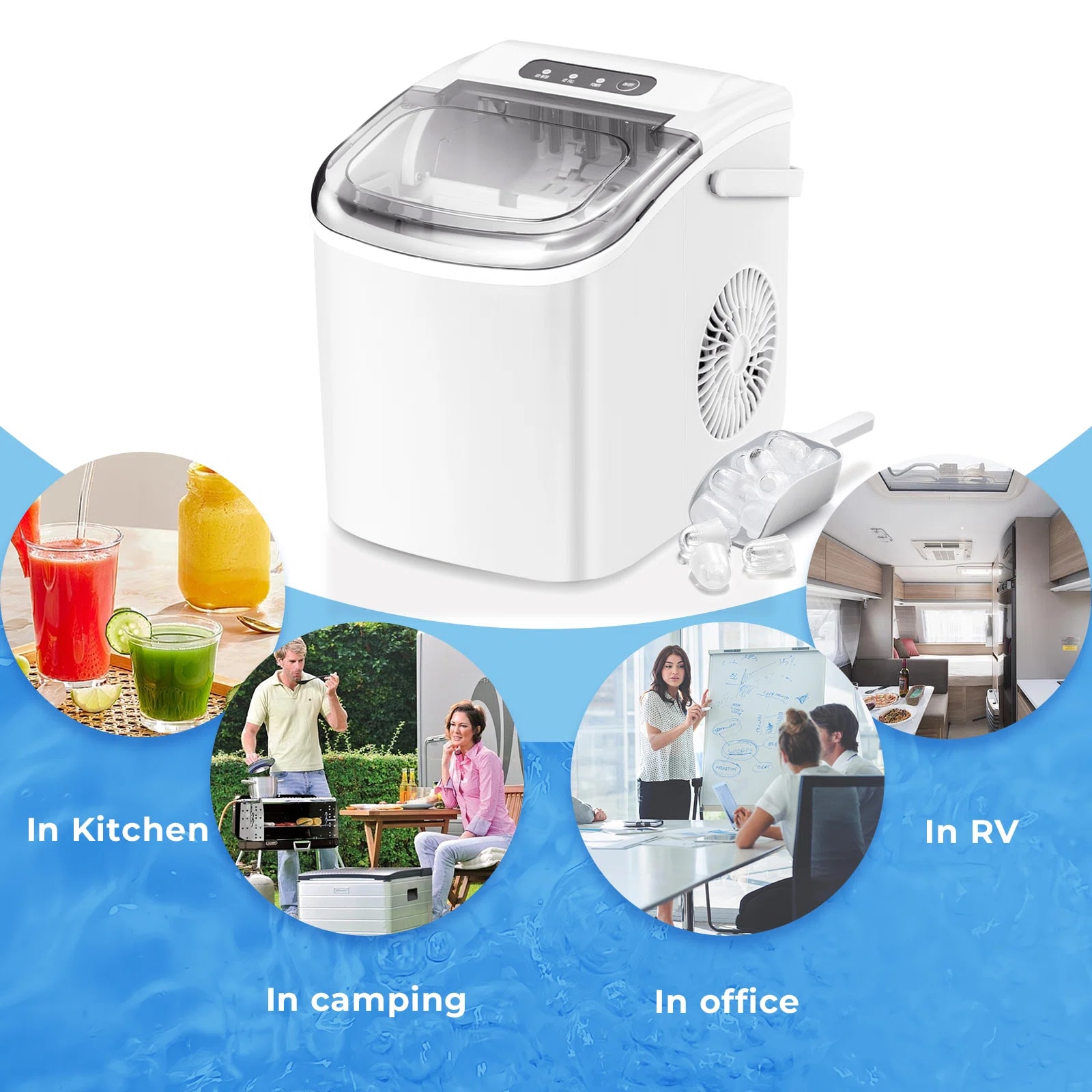 COWSAR LSIM-Z5812HW Ice-Makers - View #4
