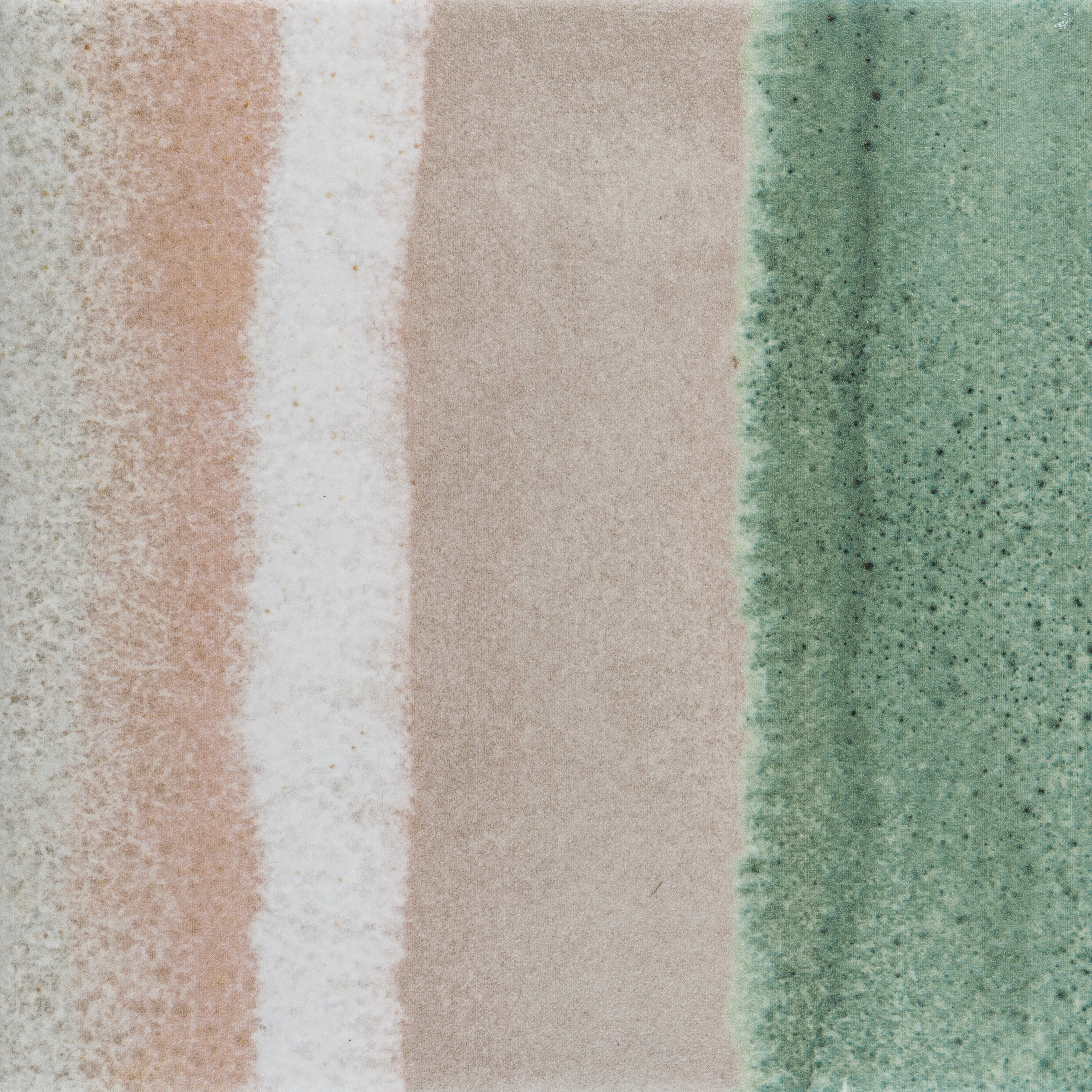 Coastal Breeze 6" x 6" Porcelain Stone Look Tile in Taupe/Green
