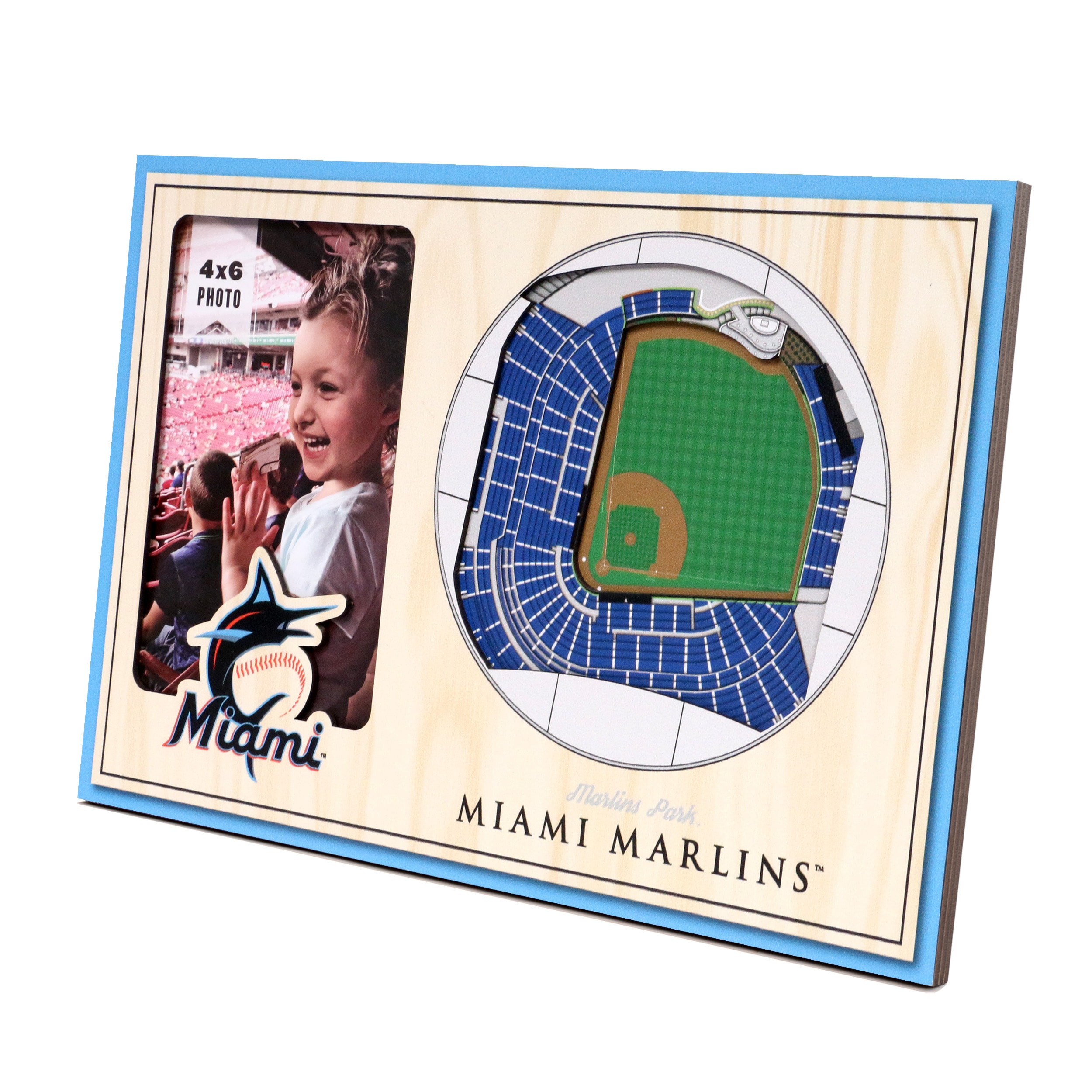 MLB Miami Marlins Stadium View Photo Frame - 4 x 6