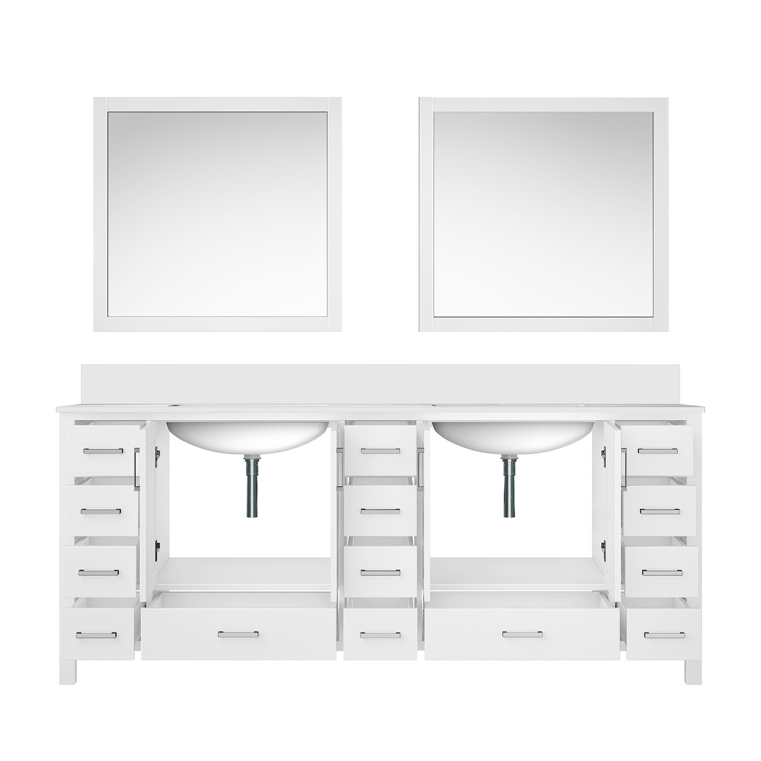 Lexora LJ342284DAWQM34 Bath-Vanity-Combo - View #4