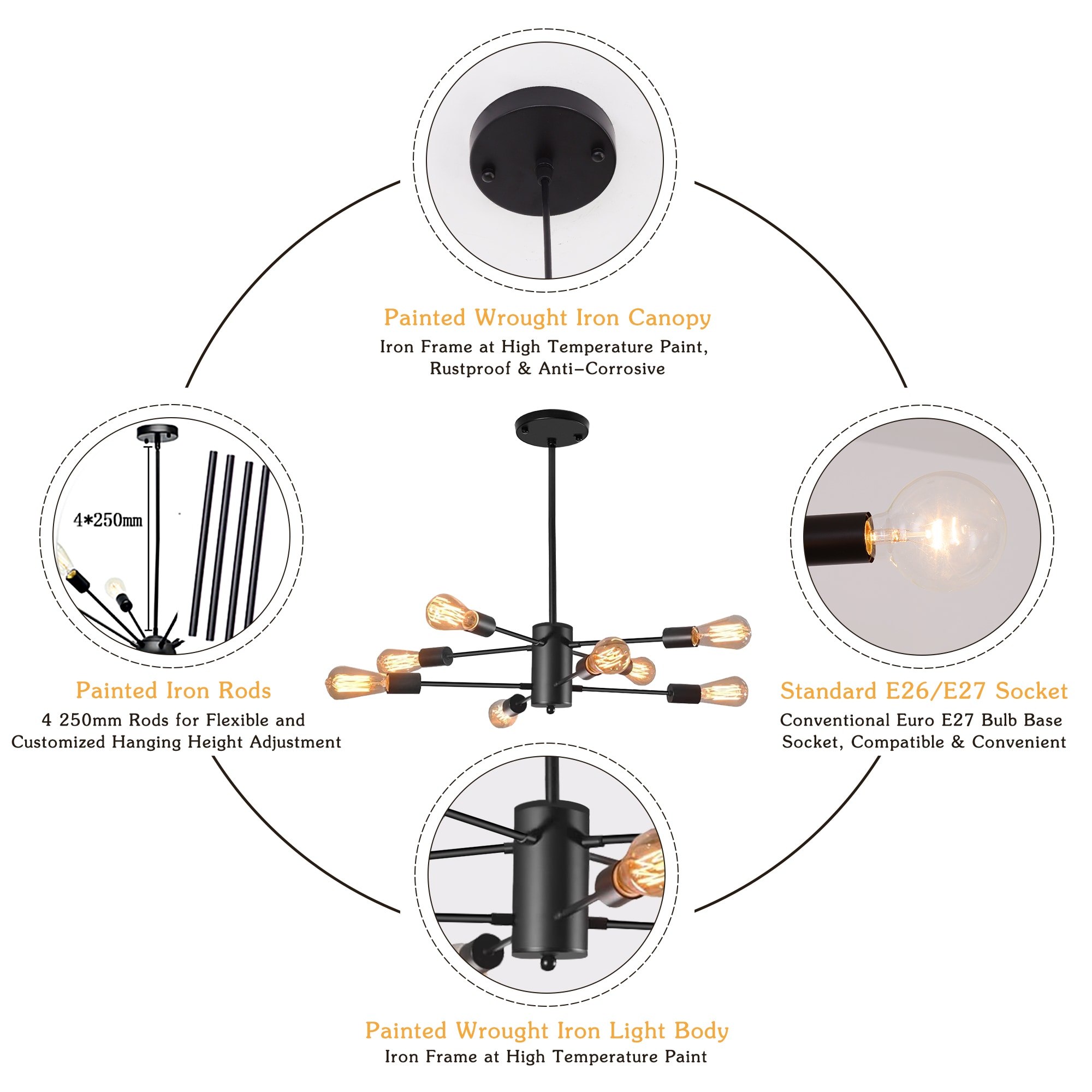 DORESshop LSC-HB-ZX00901HBL Pendant-Lights - View #7