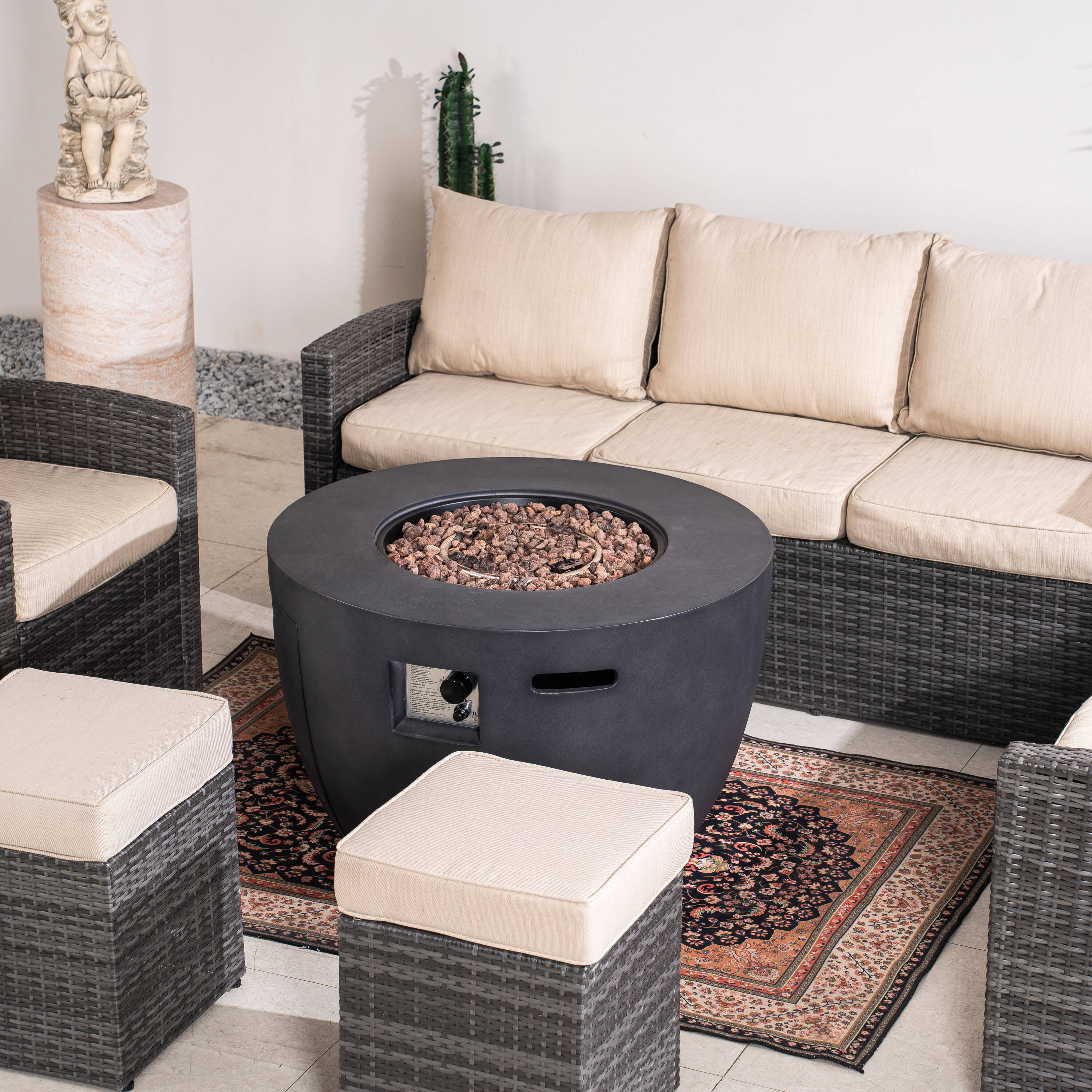 Direct Wicker DWG-2160DG1403BGR Patio-Conversation-Sets - View #6