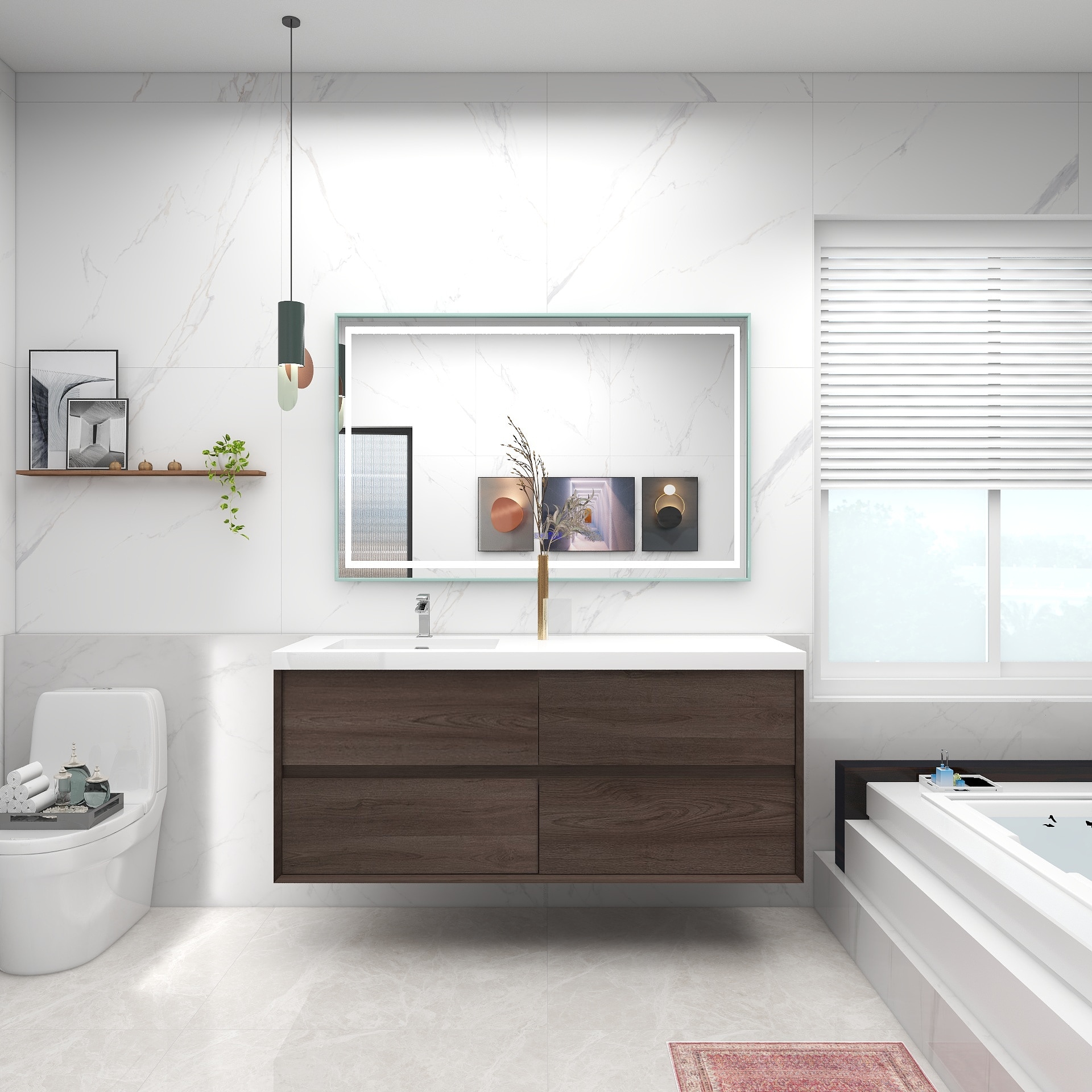 BV Better Vanity SLIM60SL-RO Bath-Vanity-Combo - View #3