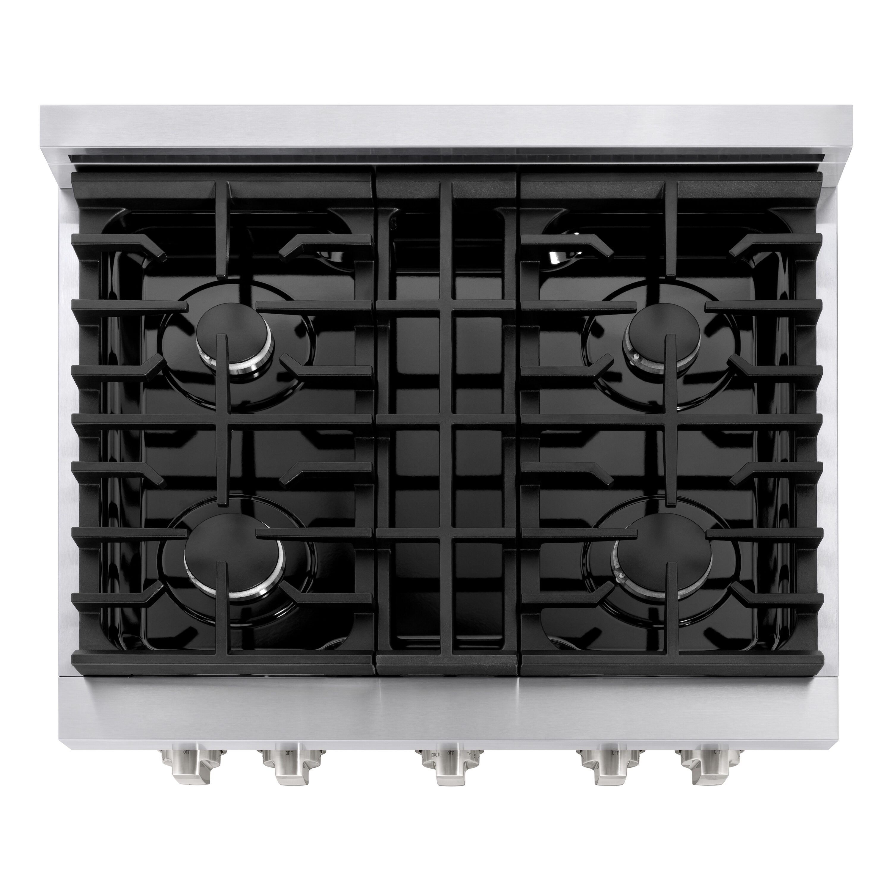 ZLINE KITCHEN & BATH Paramount 30-in 4 Burners 4.2-cu ft Convection ...