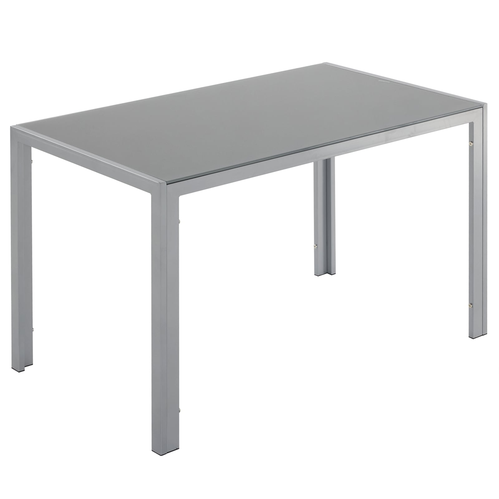 Winado LO1G52003443 Gray Casual MDF Dining Table, with Grey Finish and Iron 47.25-in L x 29.53-in H