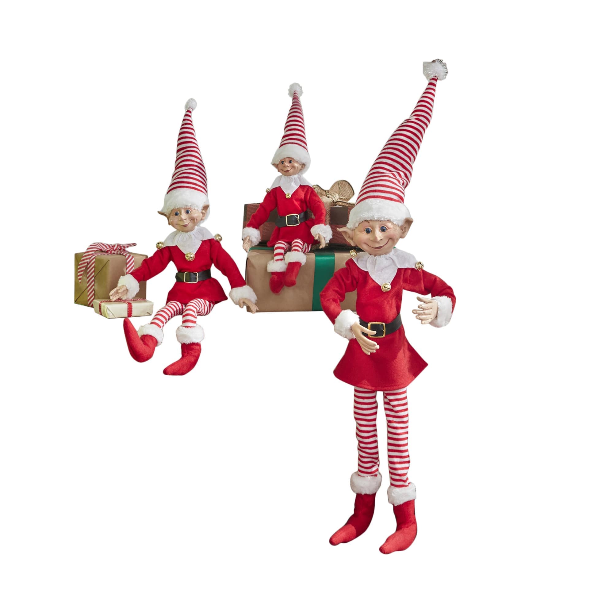 BrylaneHome 196438770360 21-in Posable Christmas Elf