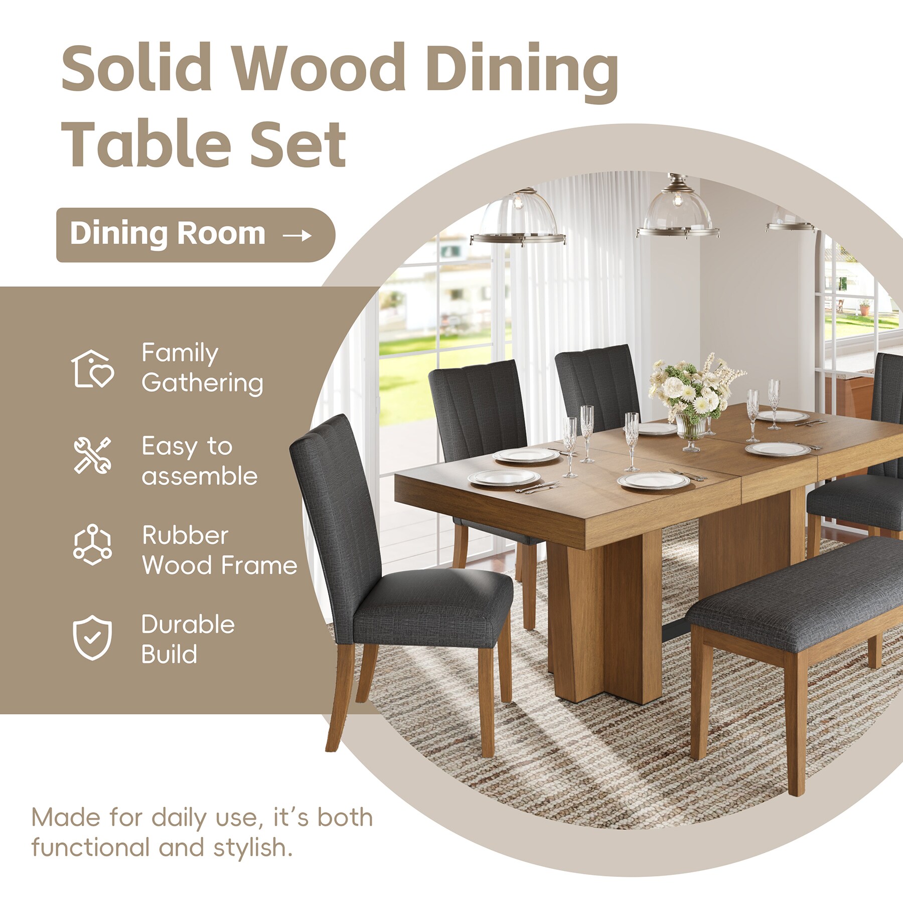 SINOFURN SYA010553DG Dining-Sets - View #7