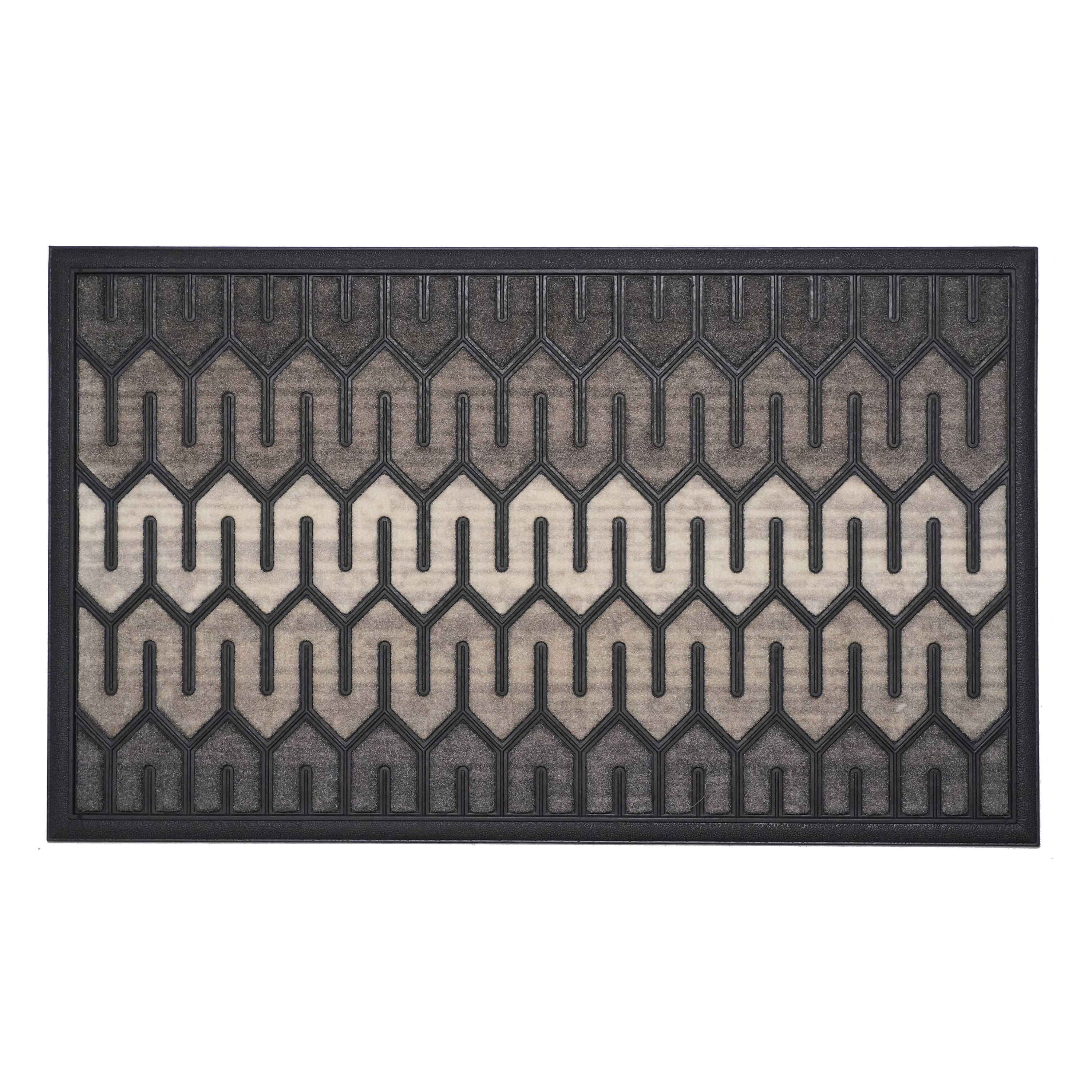 Callowaymills 108861830 1-1/2-ft x 2-1/2-ft Multi Polypropylene/Rubber Rectangular Indoor or outdoor Decorative Door mat
