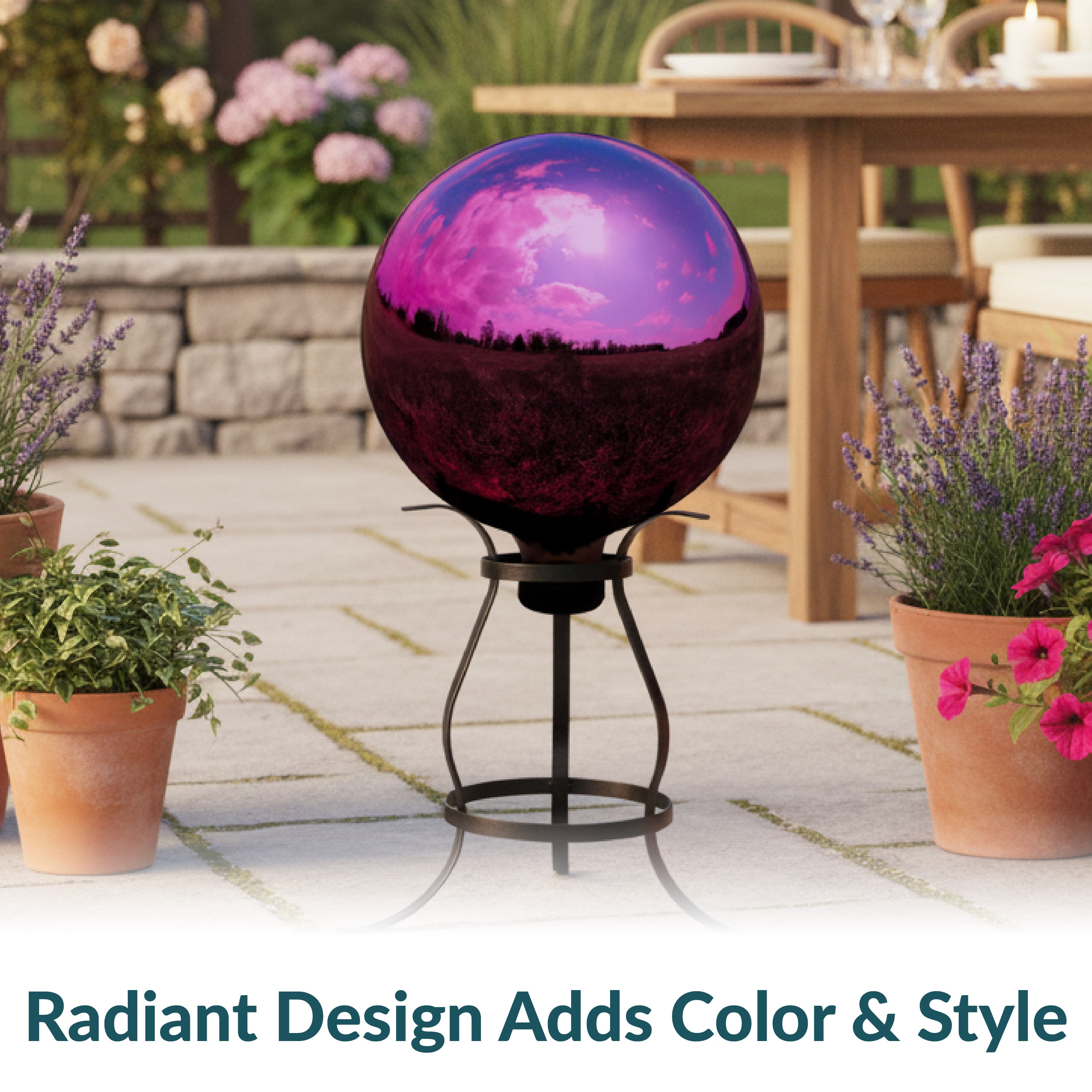 Sunnydaze Decor ZIB-489 Gazing-Ball-Stand - View #6