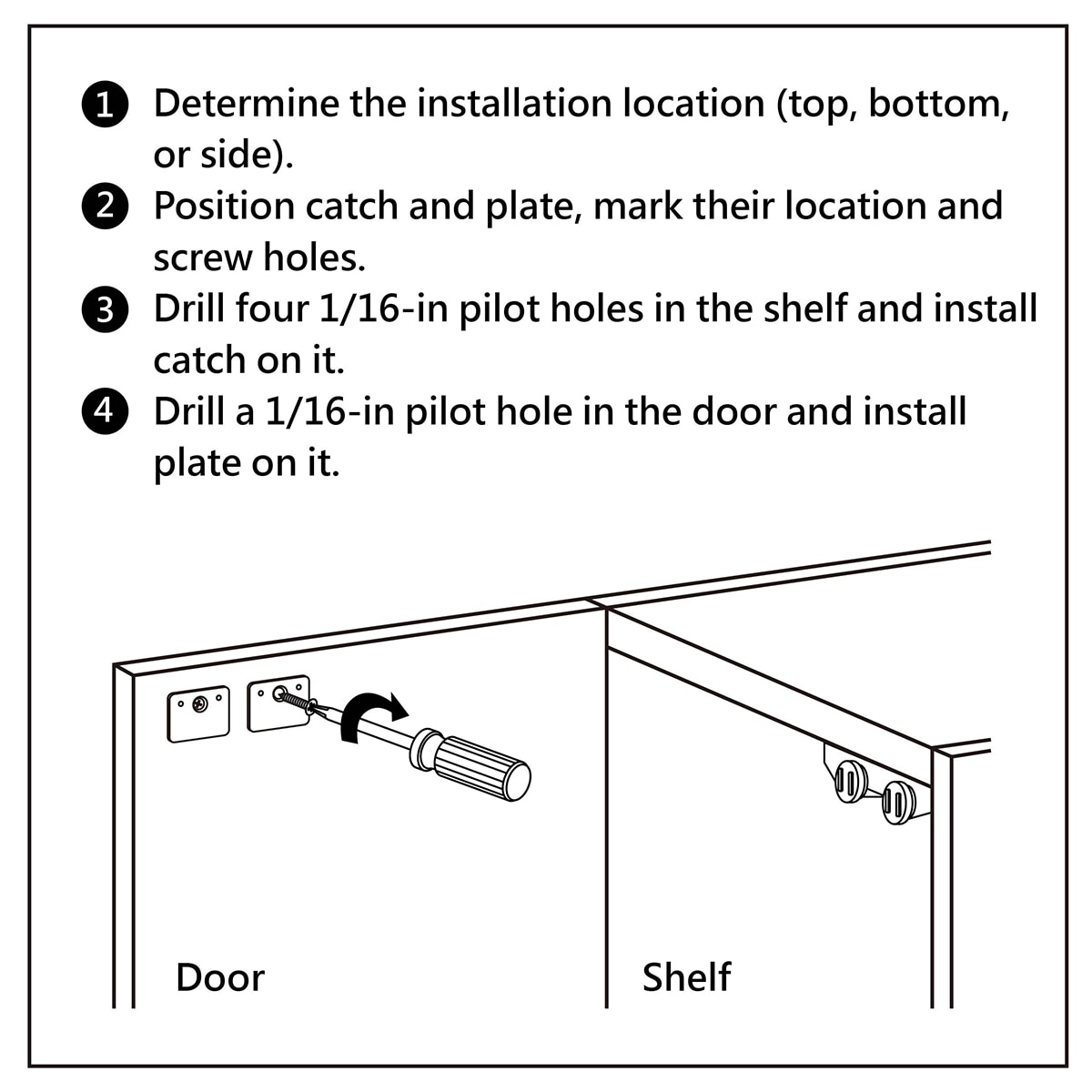 RELIABILT 32928PBXLG Cabinet-Latches - View #6