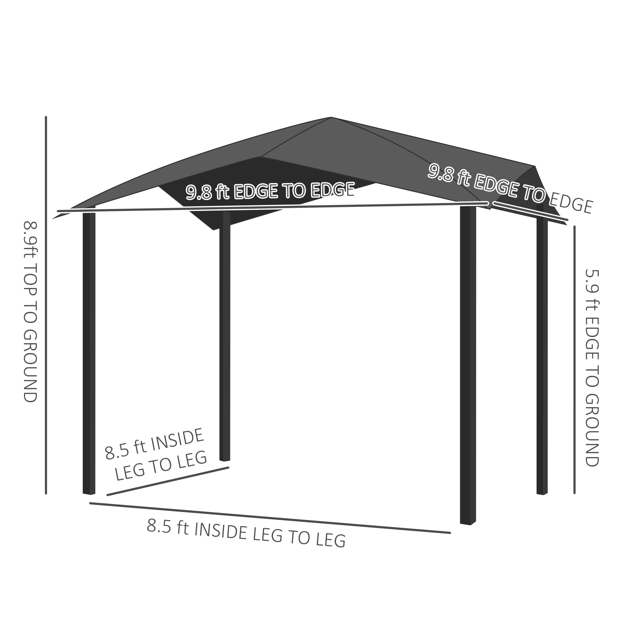 Siavonce XH00939 Wood-Resin-Gazebos - View #3