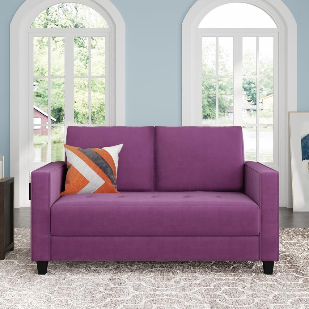 Sisseton Purple Loveseat from Furniture of America