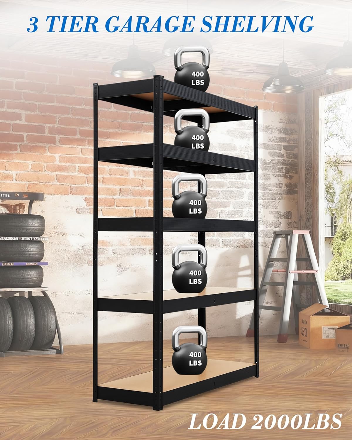 Garvee LYU01PHK-3643W4HV Free-Standing-Shelving - View #7