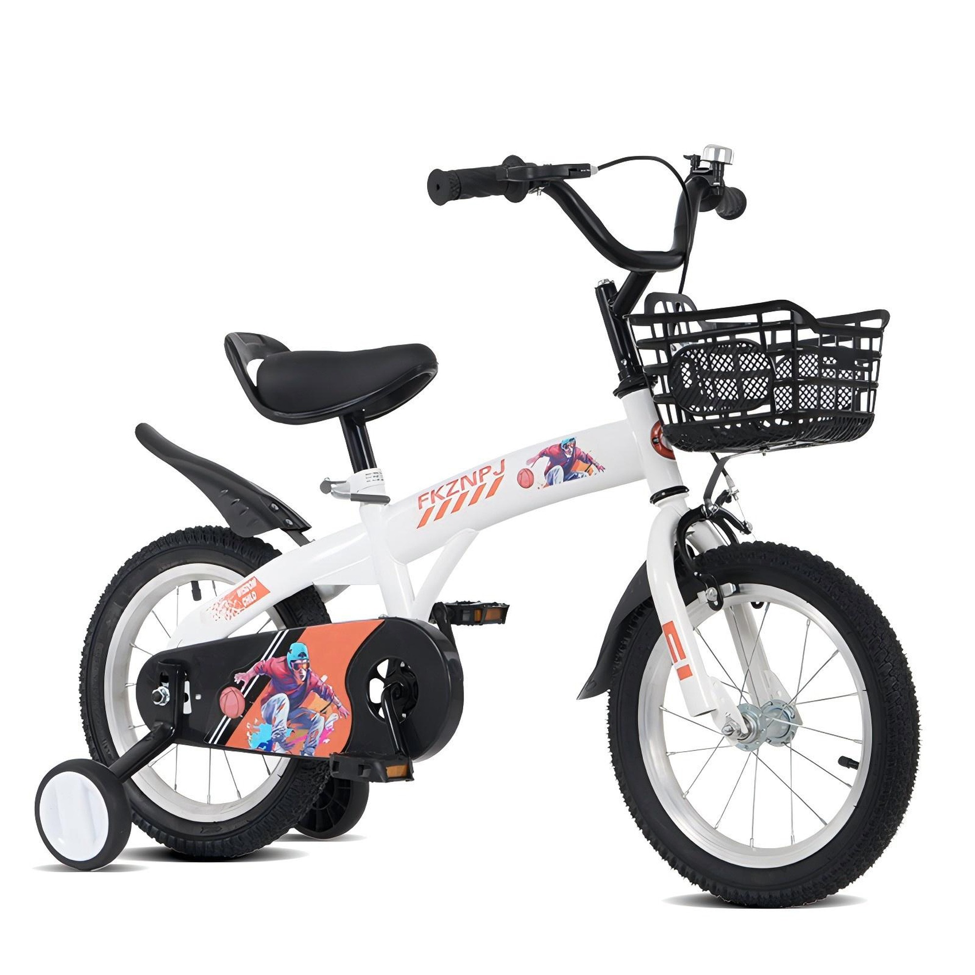 HyperDrop Cart 18-in Kids Sporty Bicycle with Training Wheels and Kickstand for Ages 5-10