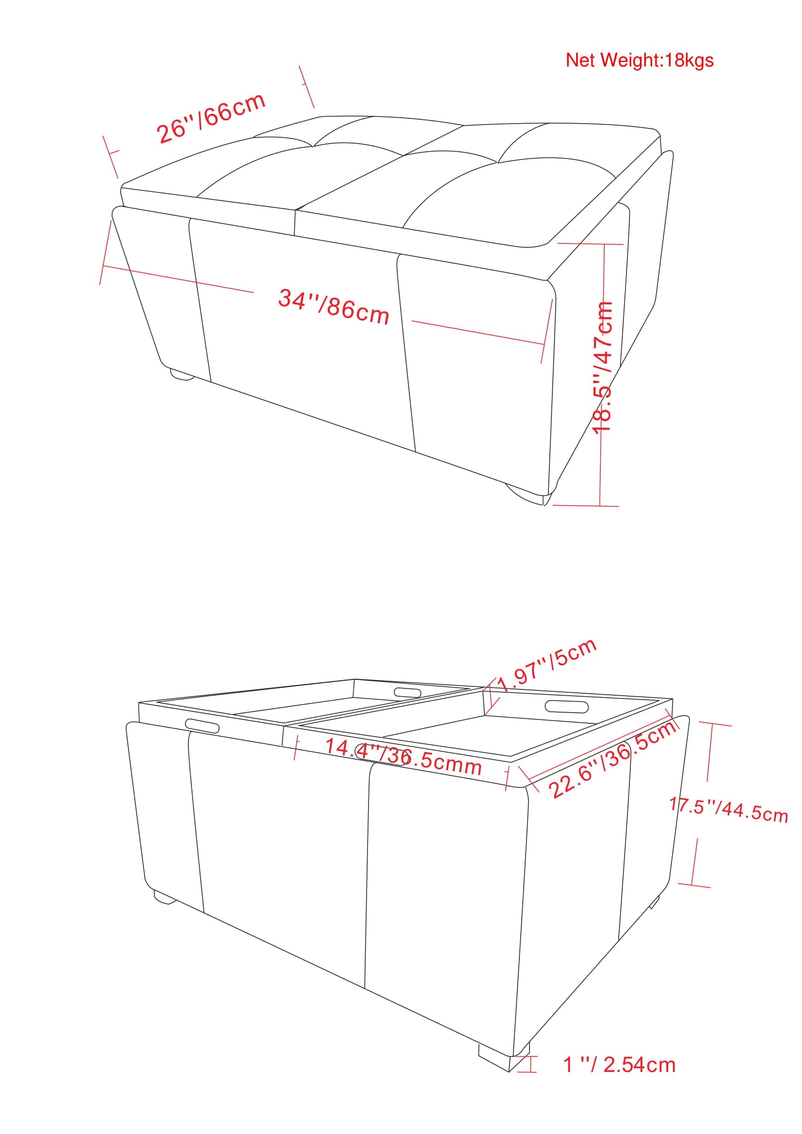 Simpli Home AY-F-07SM-BR Indoor-Ottomans - View #8