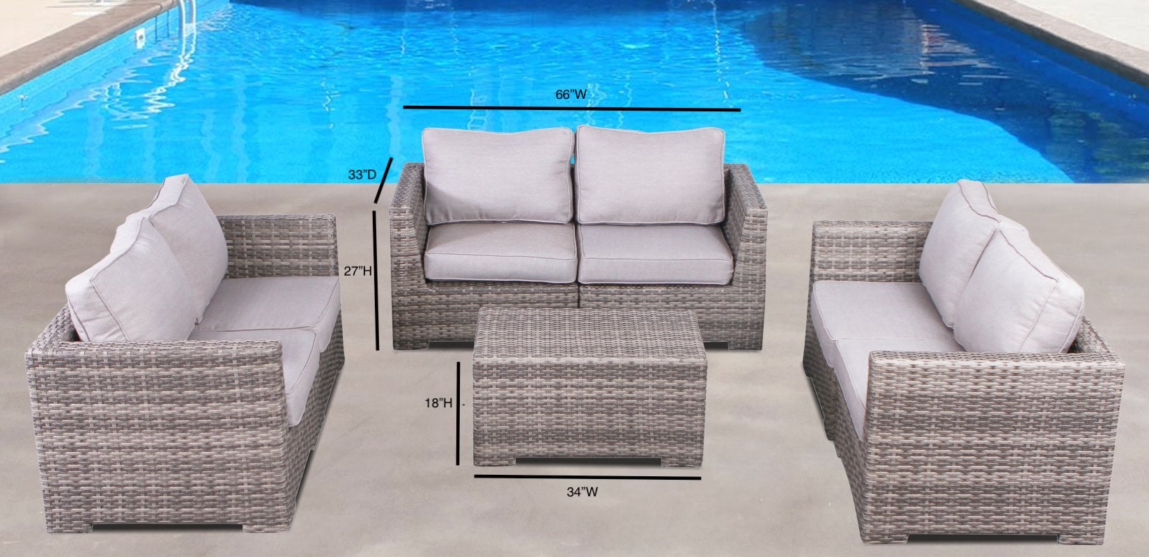 Living Source International CM-3110 Patio-Tables - View #4