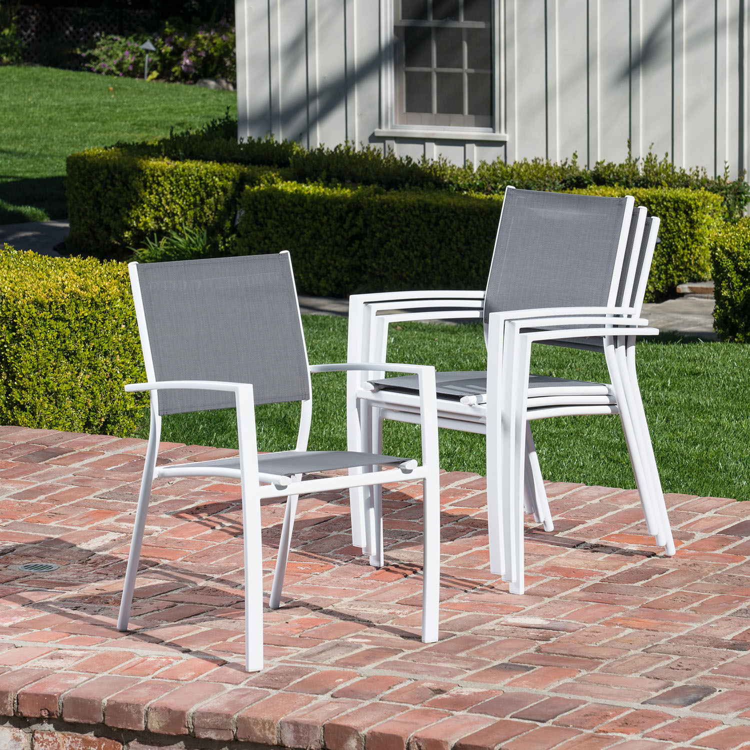 Hanover NAPDNS7PC-WHT Patio-Dining-Sets - View #6