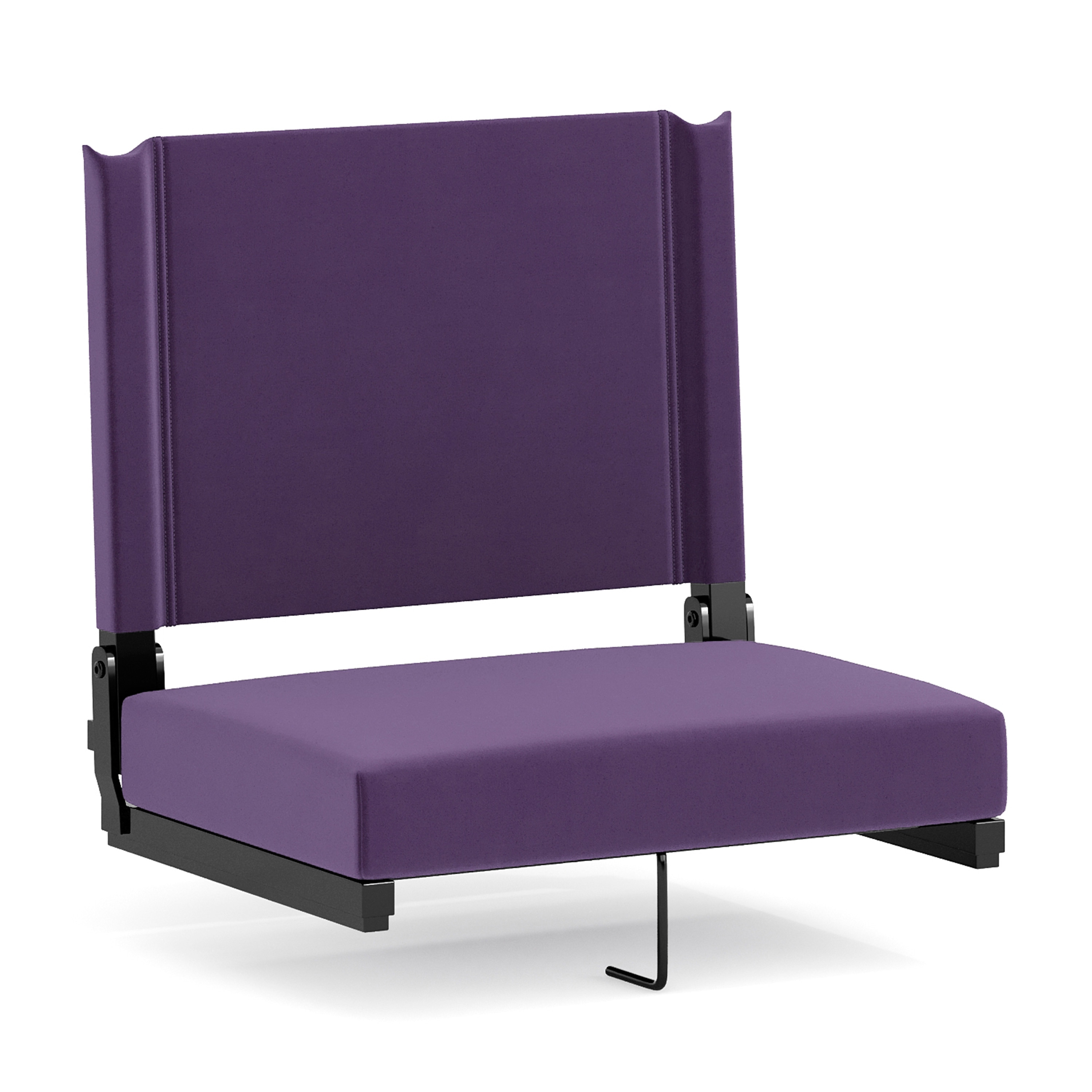 Flash Furniture 889142400301 Dark Purple Commercial/Residential Row chair Folding Chair with Padded Seat ( Outdoor )