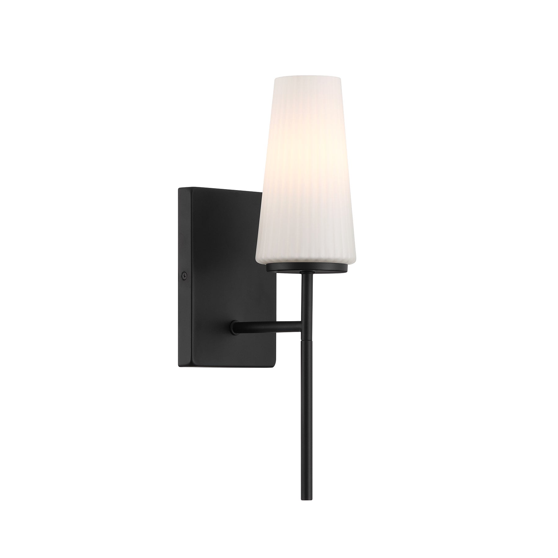 Meridian Lite Trends M90115MBK Meridian 4.75-in W 1 -Light Matte Black Bohemian/global Wall Sconce