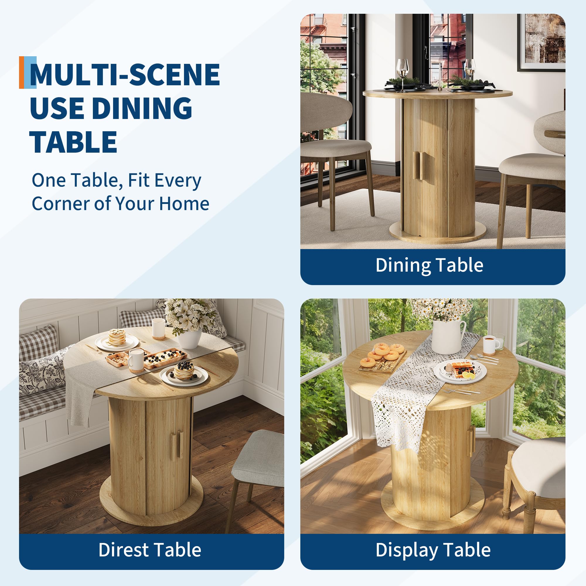 GarveeLife C3H-K7ZOPG-DL1F2BF5 Dining-Tables - View #5