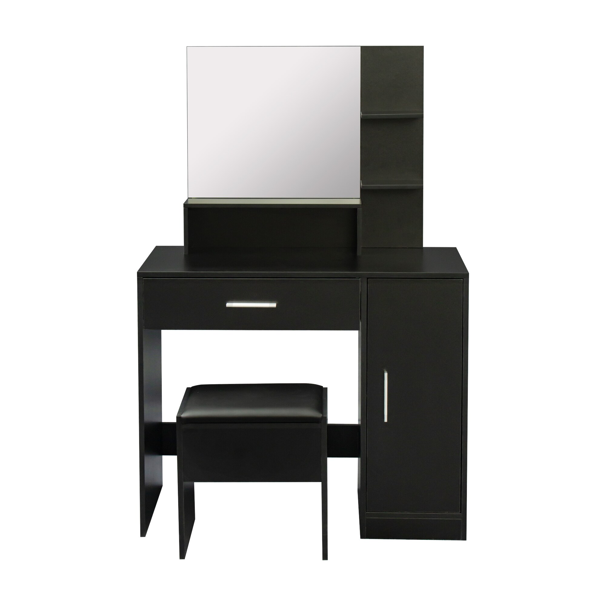 GZMR 15.75in Black Makeup Vanity in the Makeup Vanities department at