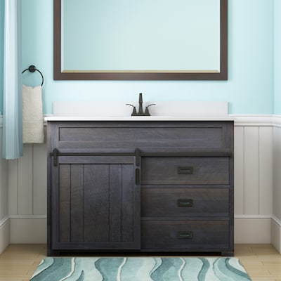 Rustic Bathroom Vanities At Com, Rustic Wood Vanity Mirror Bathroom