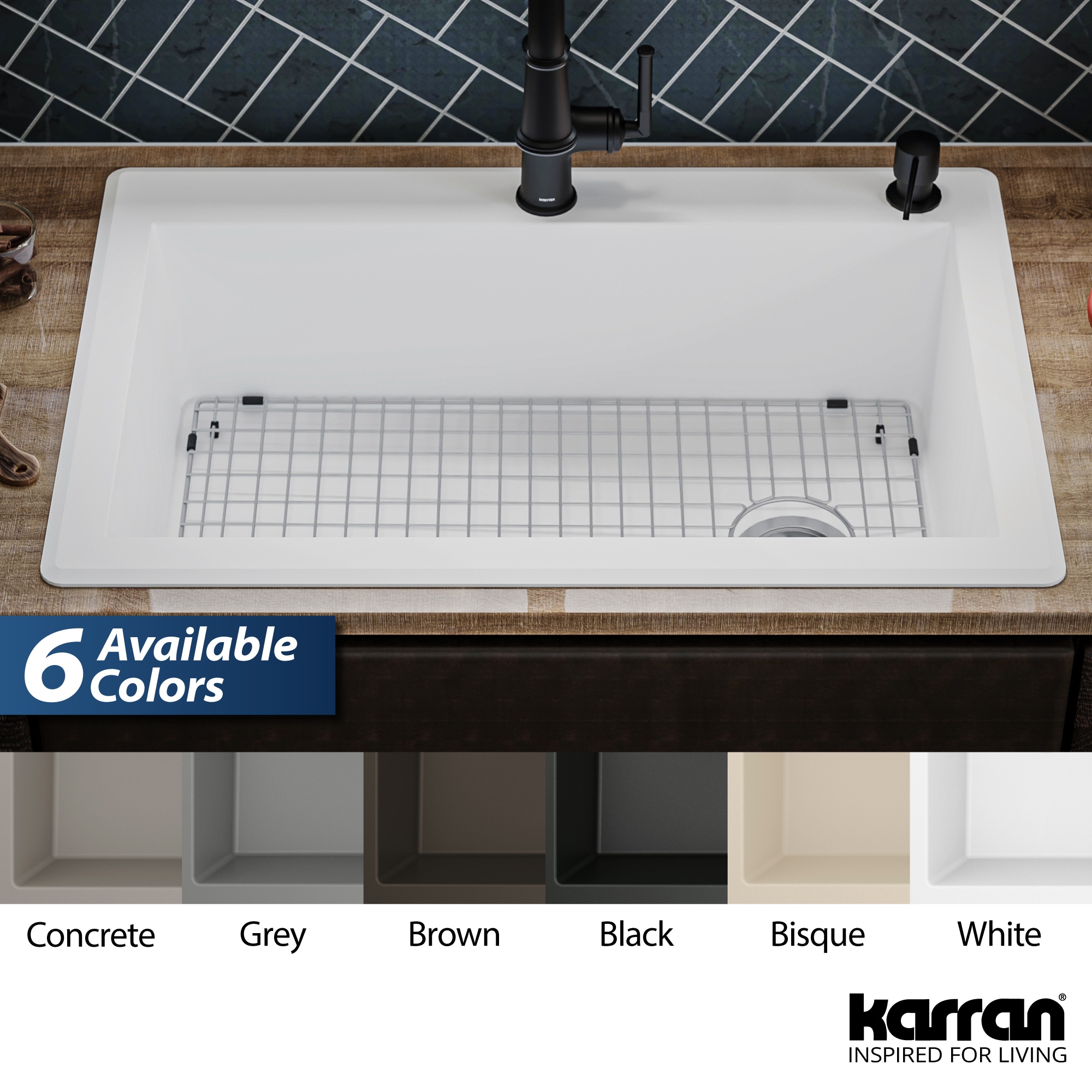 Karran QT-670-WH-PK1 Kitchen-Sinks - View #11