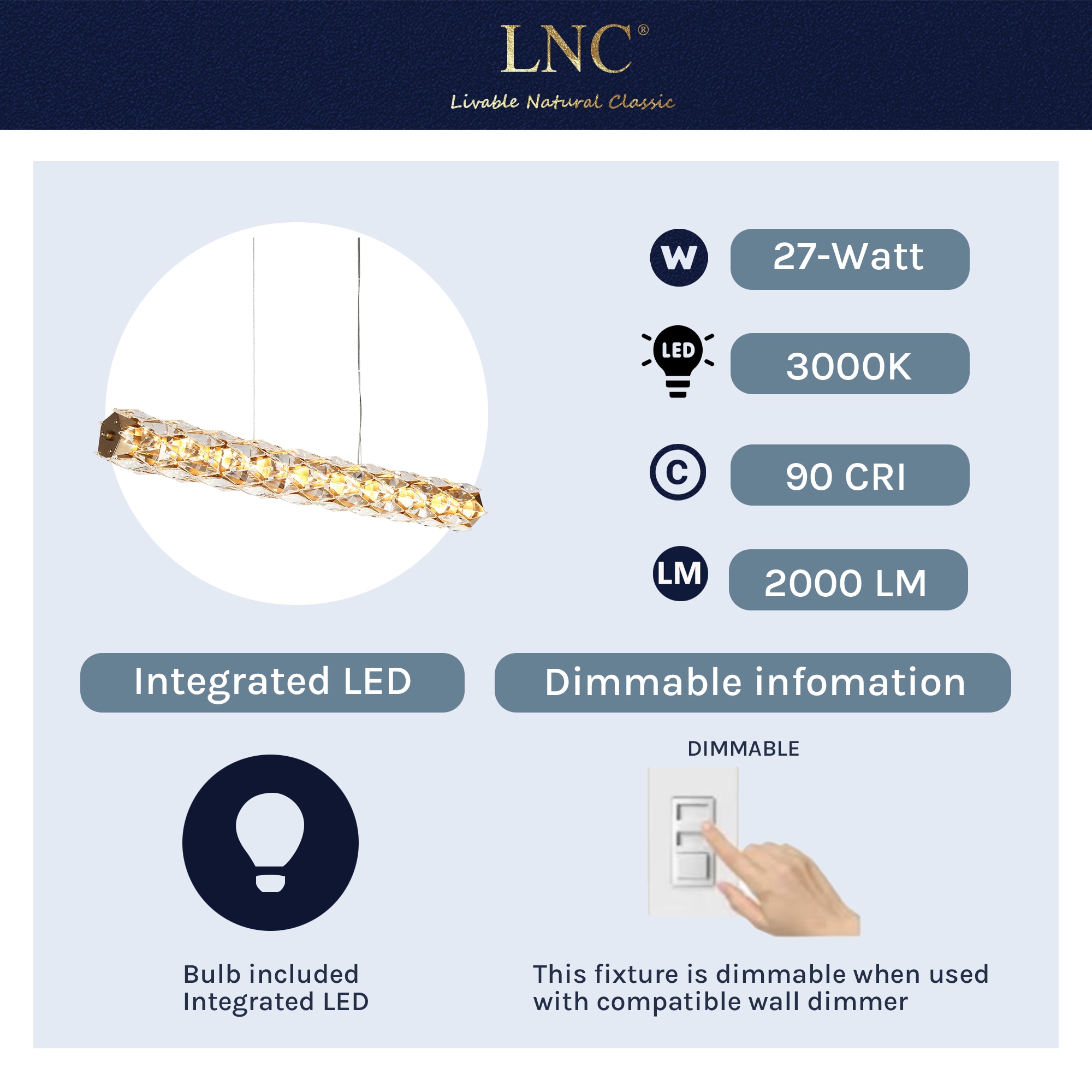 LNC HA05108 Pendant-Lights - View #4