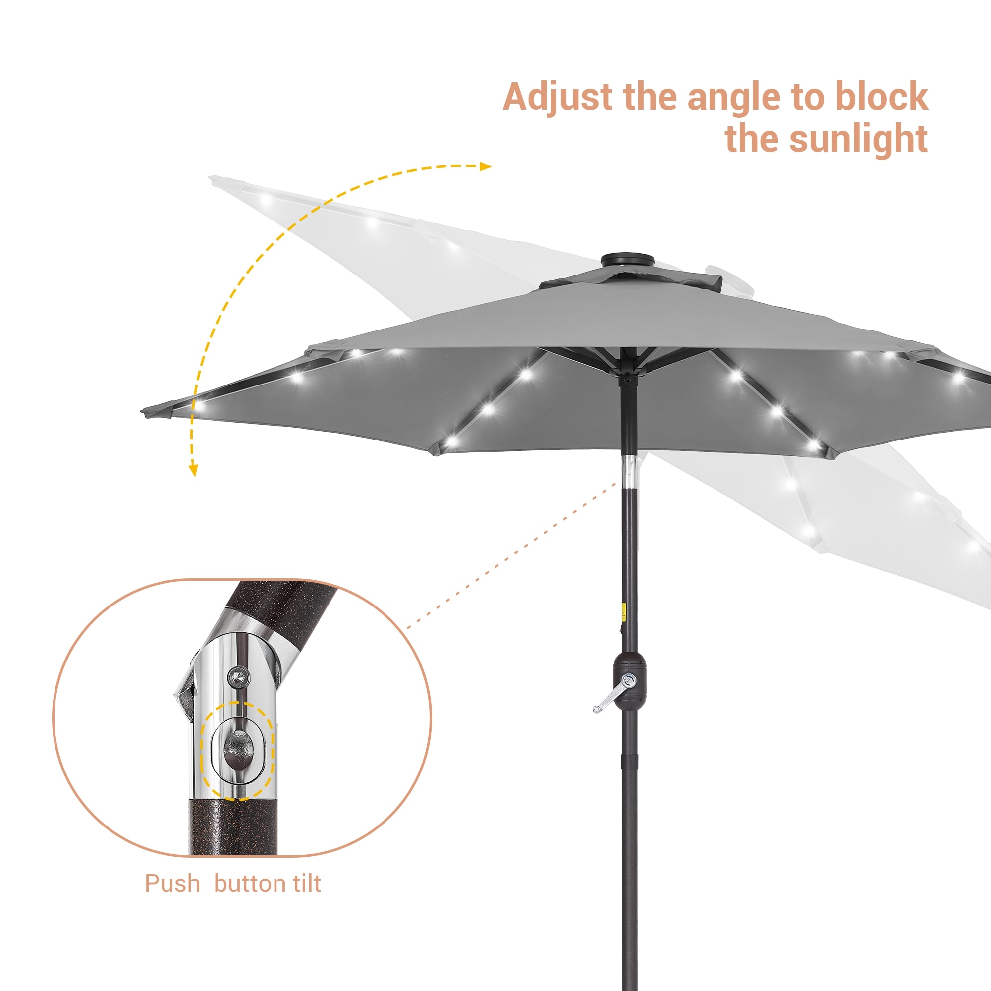 ACEGOSES LW-LED75GY Umbrellas-2 - View #4