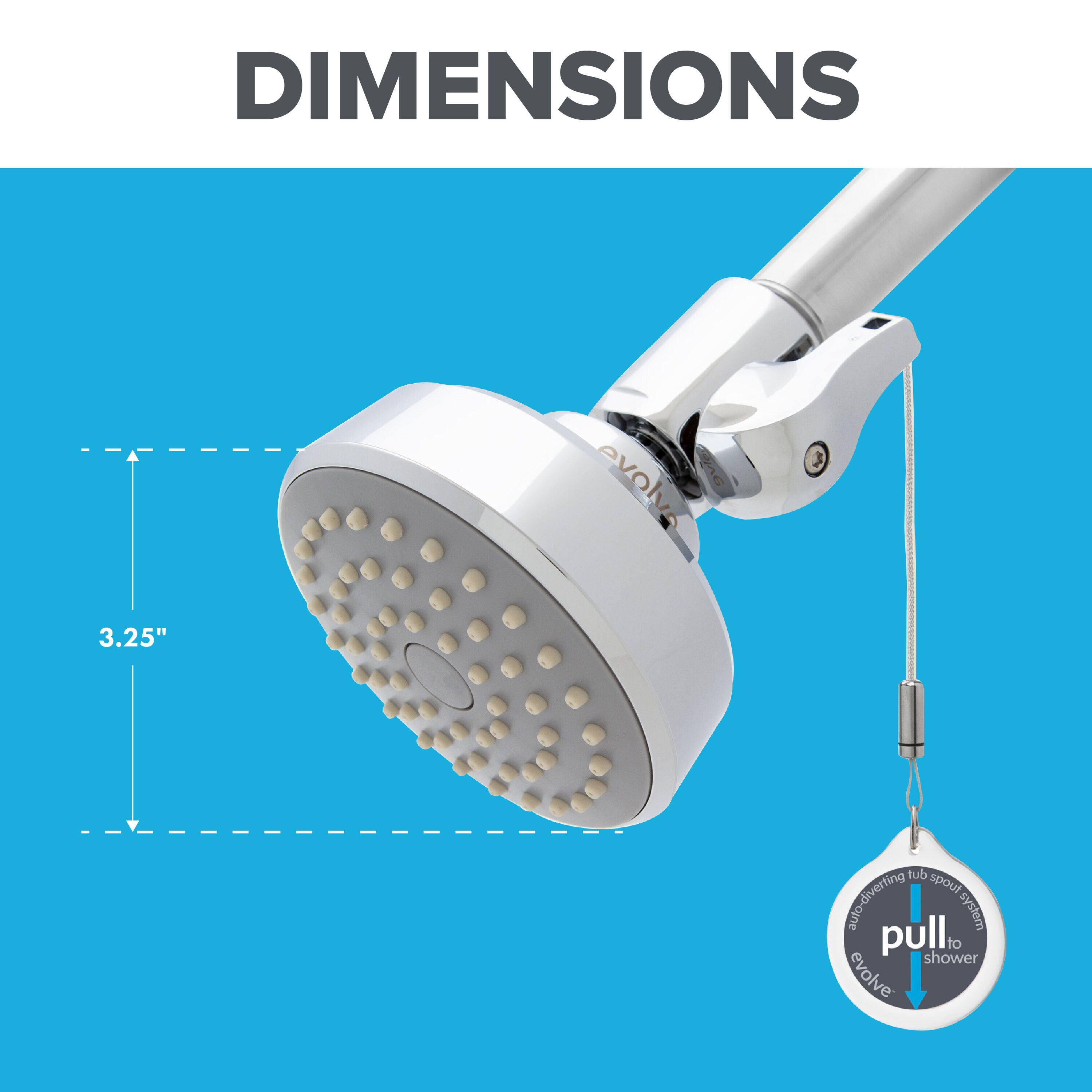 Evolve EV3014-CP150-SB-CS Fixed-Showerhead - View #8