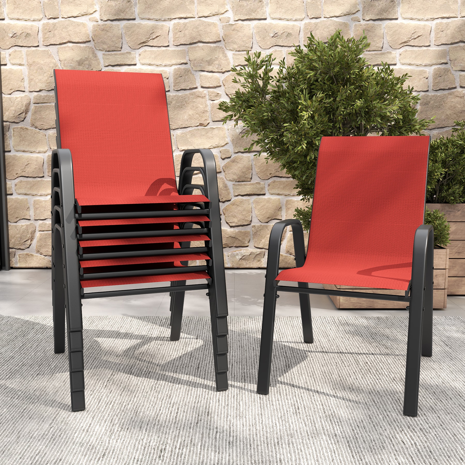 SINOFURN SYG1100044GY Patio-Dining-Sets - View #6