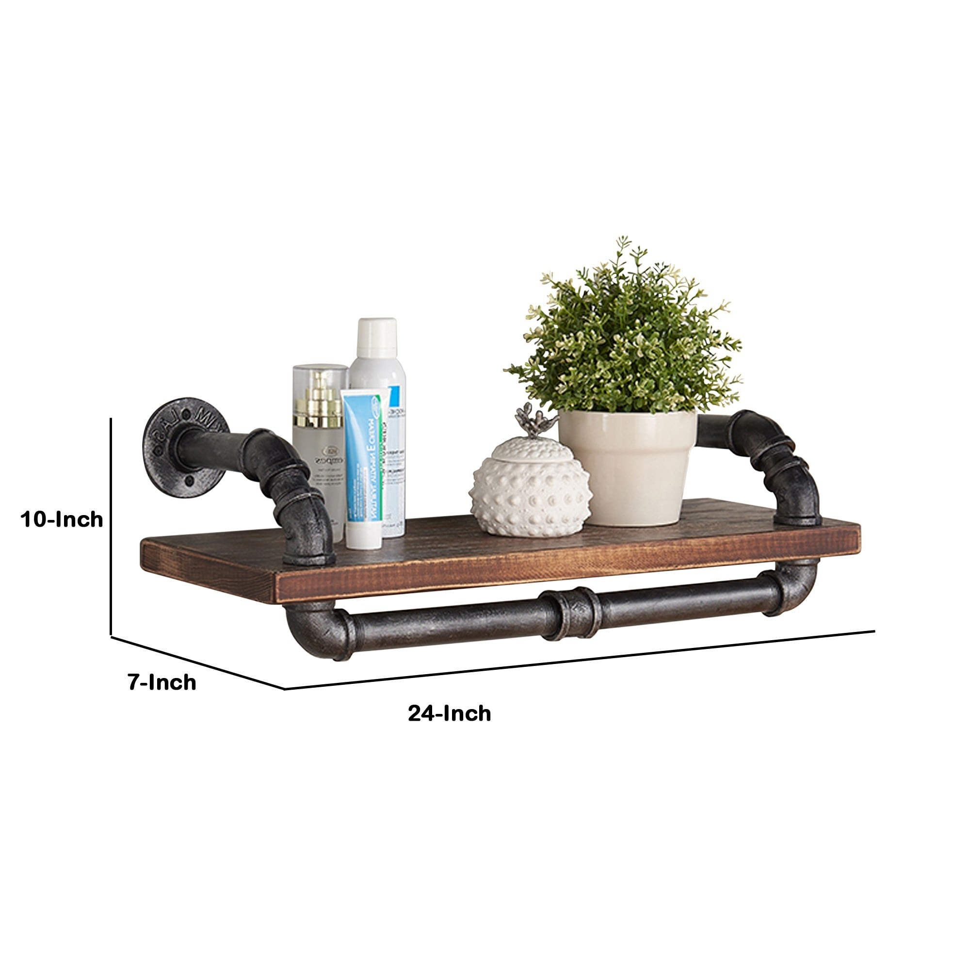 Benzara BM155702 Wall-Mounted-Shelving - View #5