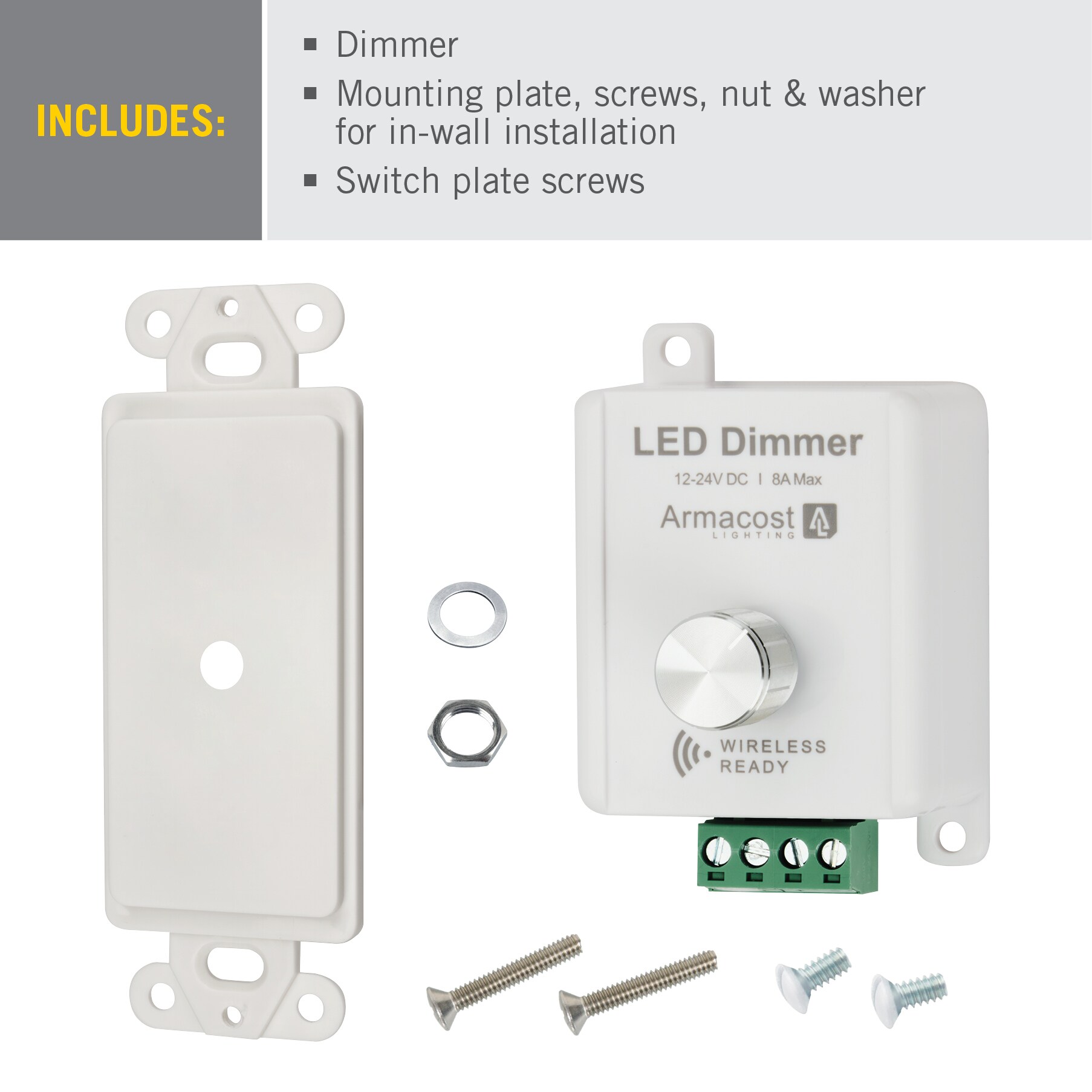 Wireless Touchpad for White LED Dimmers – Armacost Lighting