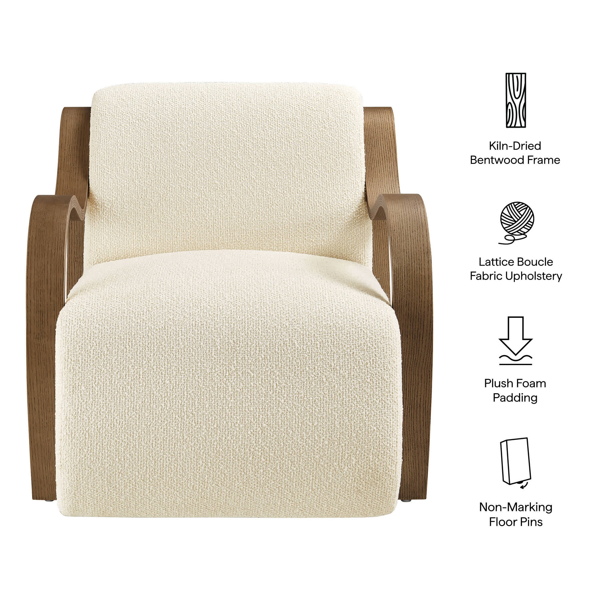Modway EEI-7490-CRE chairs - View #2