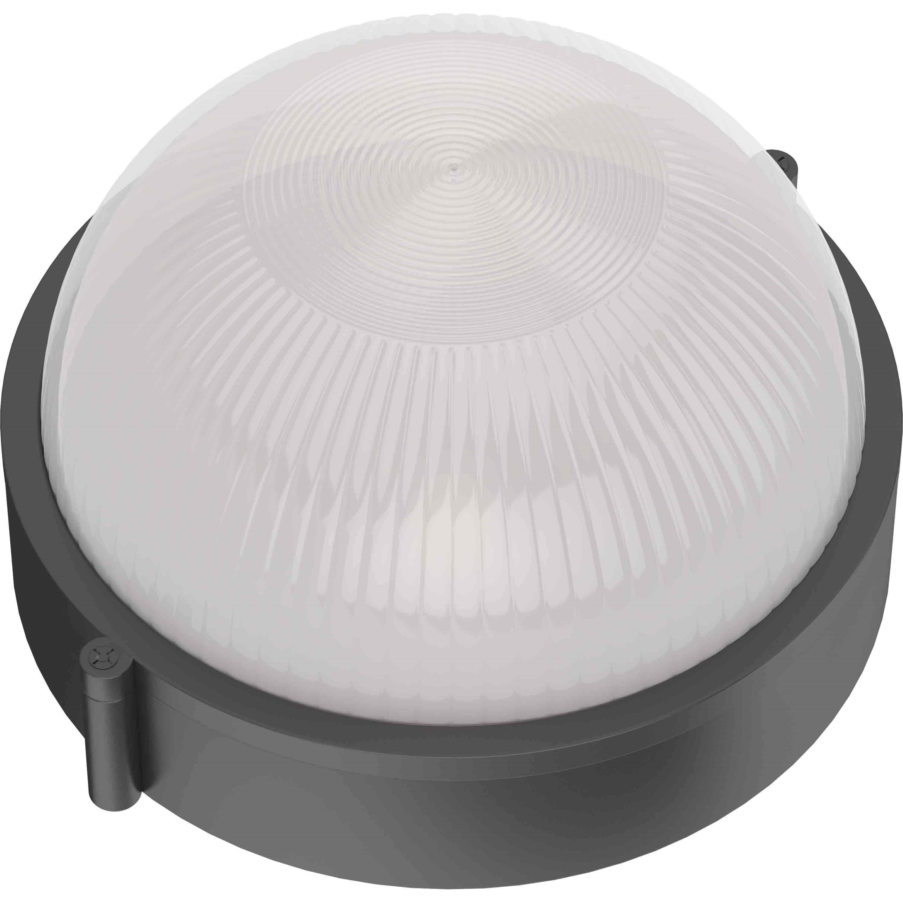 Volume Lighting Cast Aluminum 10" Black Outdoor Bulkhead Light