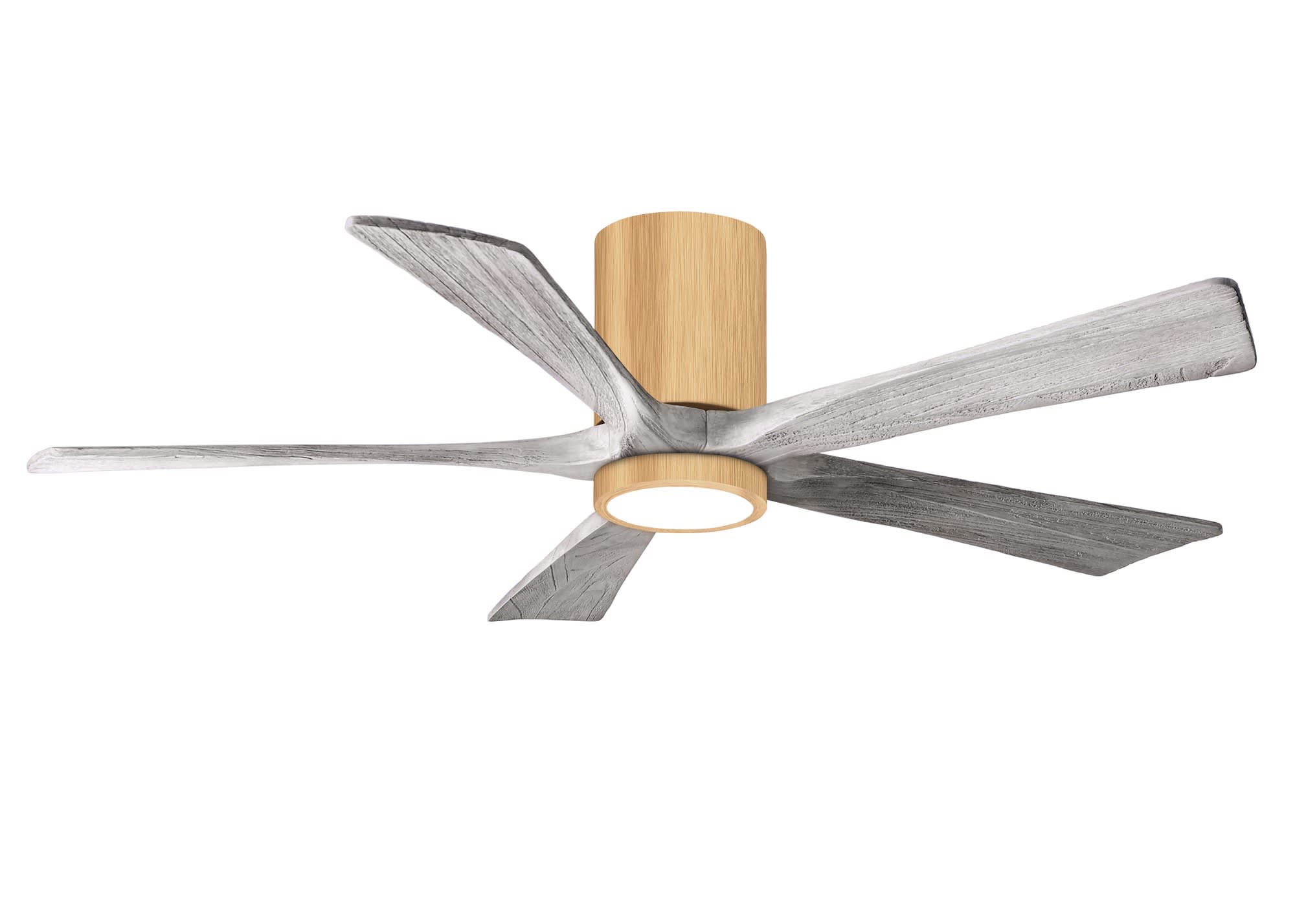 Matthews Fan Company A-MF-IR5HLK-LM-BW-52 Irene 5HLK 5 Blade Flush Mount Ceiling Fan 52 Inches Wide by Matthews Fans