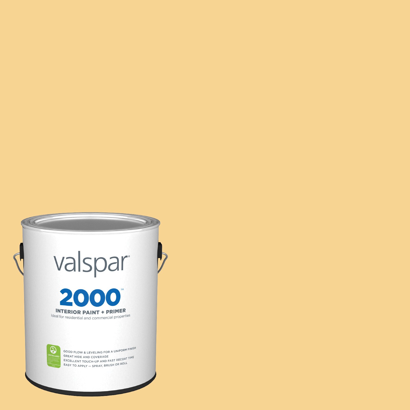Valspar HGSW2865-26725 2000 Flat Classical Yellow HGSW2865 Latex Interior Paint Paint + Primer ( 1-gallon )