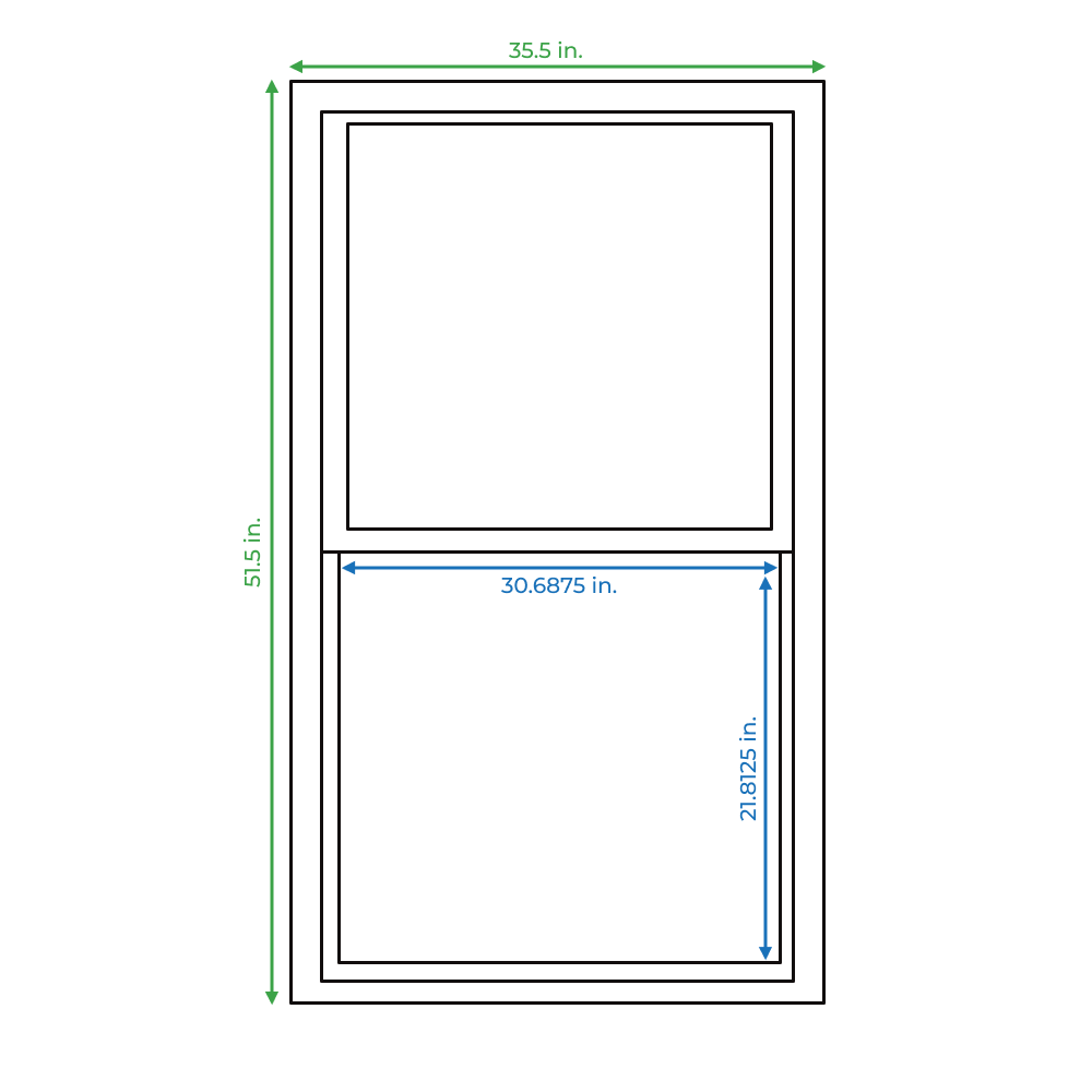 RELIABILT 719801225818150SH Single-Hung-Windows - View #5