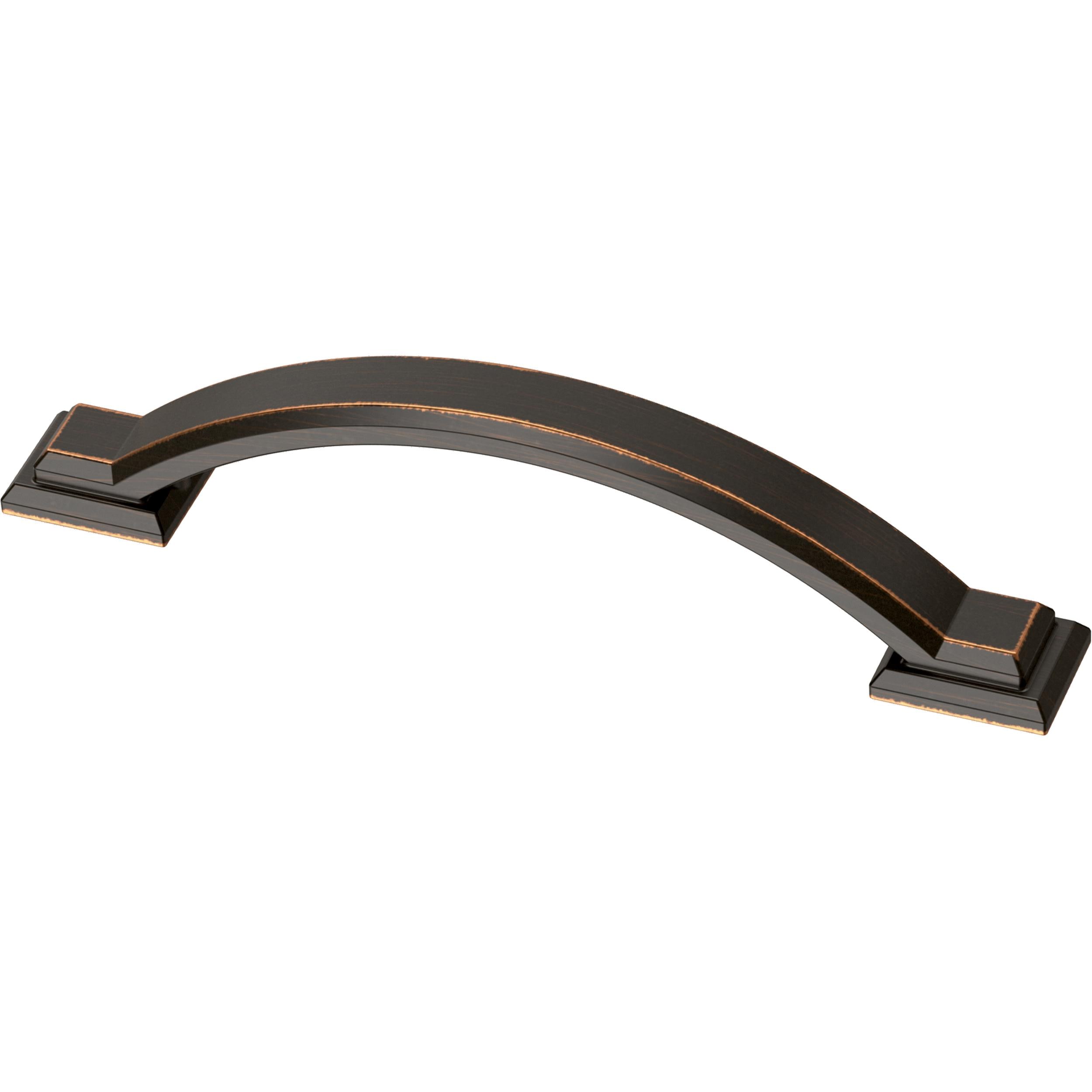 allen + roth P43804W-VBC-C Eugene 3-3/4-in , 96mm Center to Center Bronze With Copper Highlights Novelty Handle