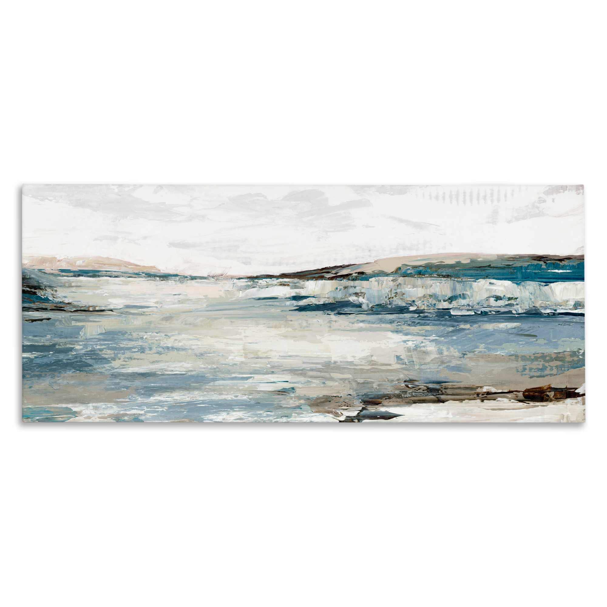 Stupell Industries Echoes Of Earth Abstract Canvas Art 40 x 17 in