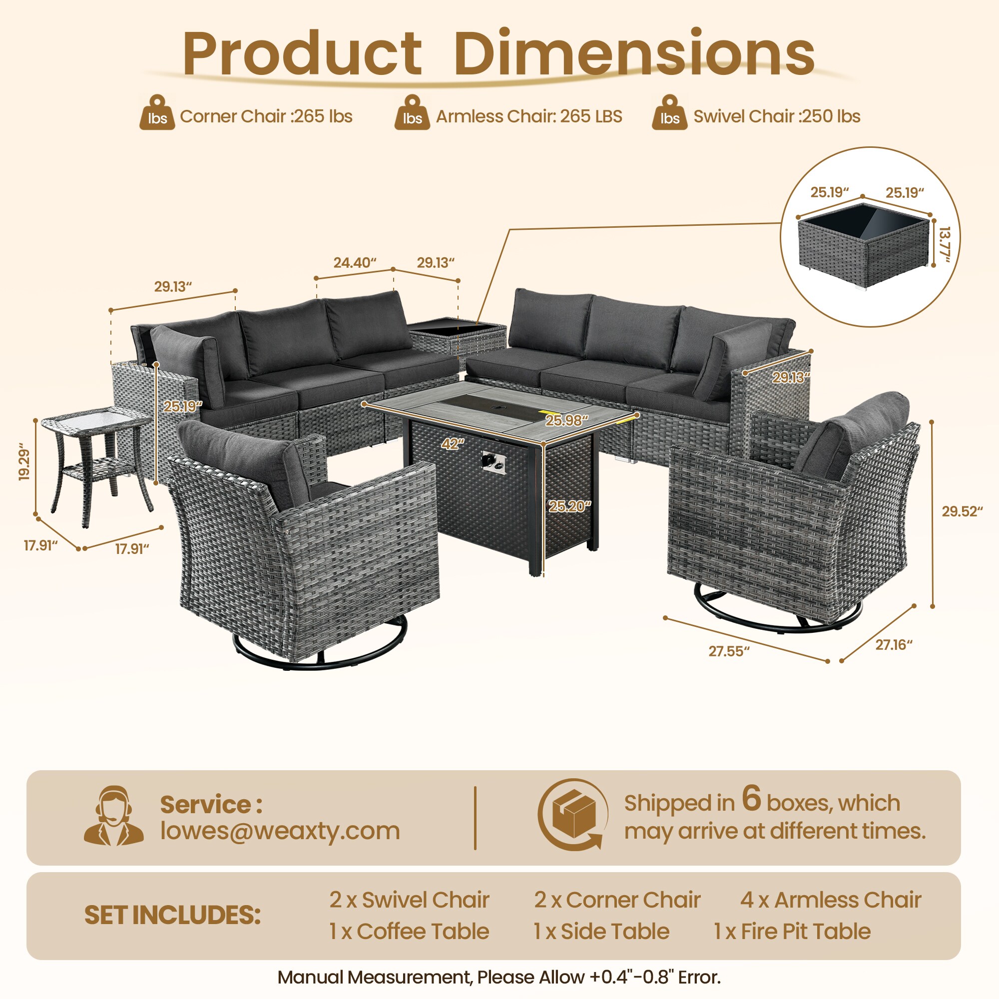 weaxty DCFP03RRS1011 Patio-Sofas-Daybeds - View #7