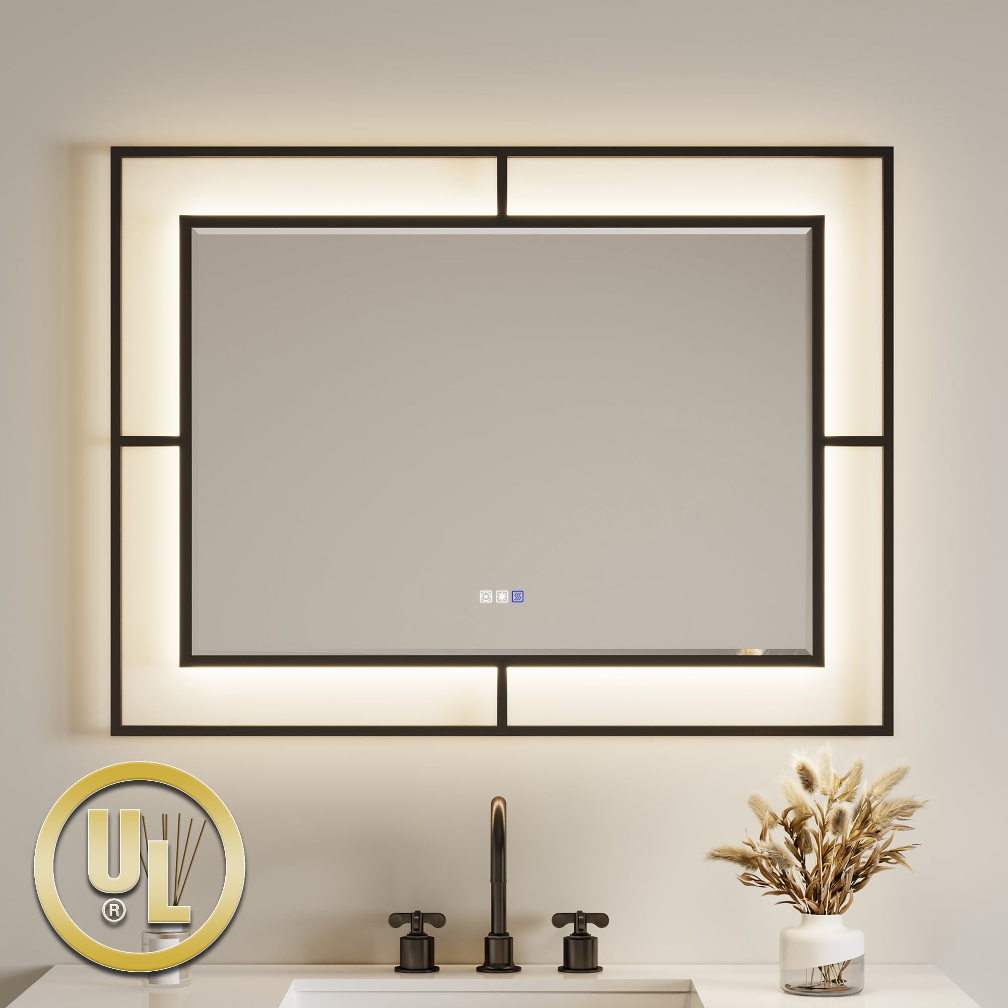 ExBrite EXBM4836V10MBX Framed-Bath-Mirrors - View #11