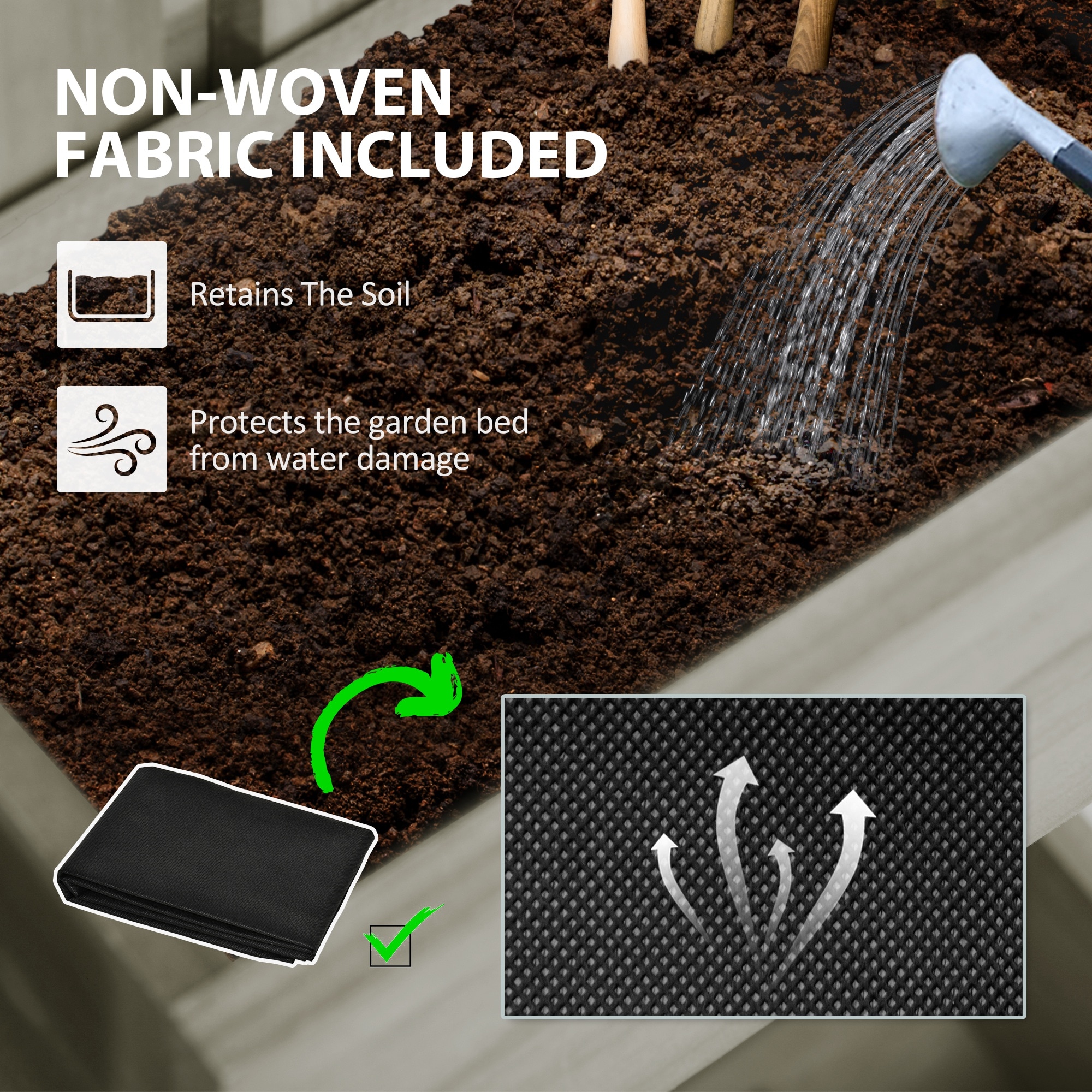 Outsunny 84H-089V00GY Raised-Garden-Beds - View #7