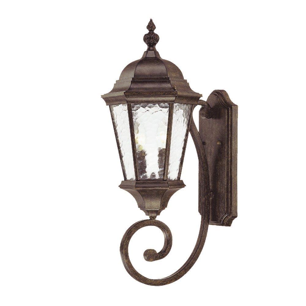 Acclaim Lighting 5511BC Telfair 2 -Light 24.0-in H Black Hardwired Outdoor Wall Light