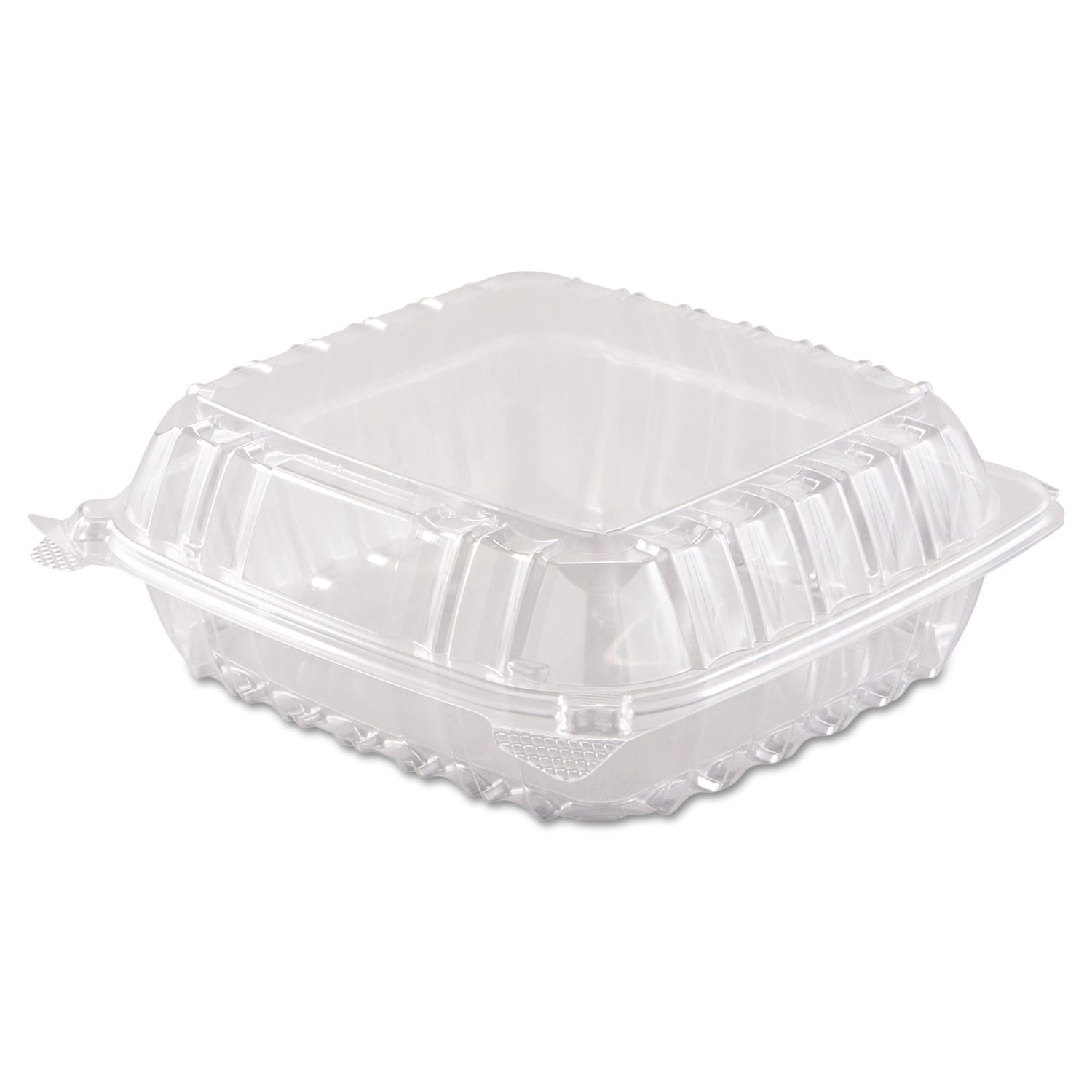 Dart ESNDCCC90PST1 ClearSeal Hinged-Lid Plastic Containers 8.3 x 8.3 x 3 Clear Plastic 250 per Carton