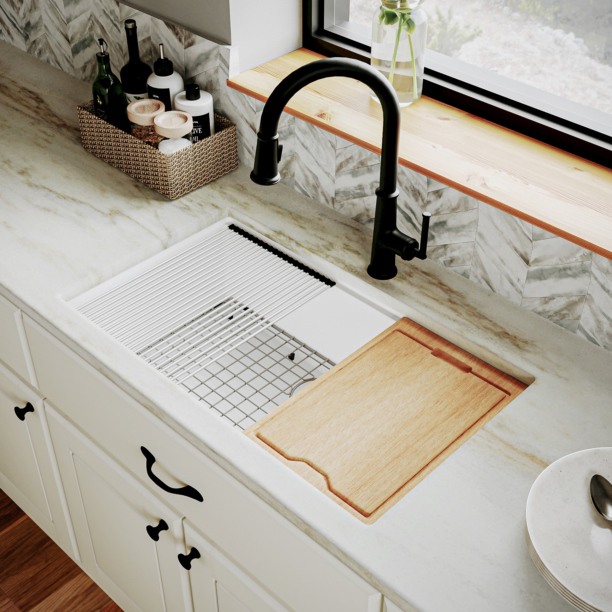 allen + roth GT1075WHT Kitchen-Sinks - View #12