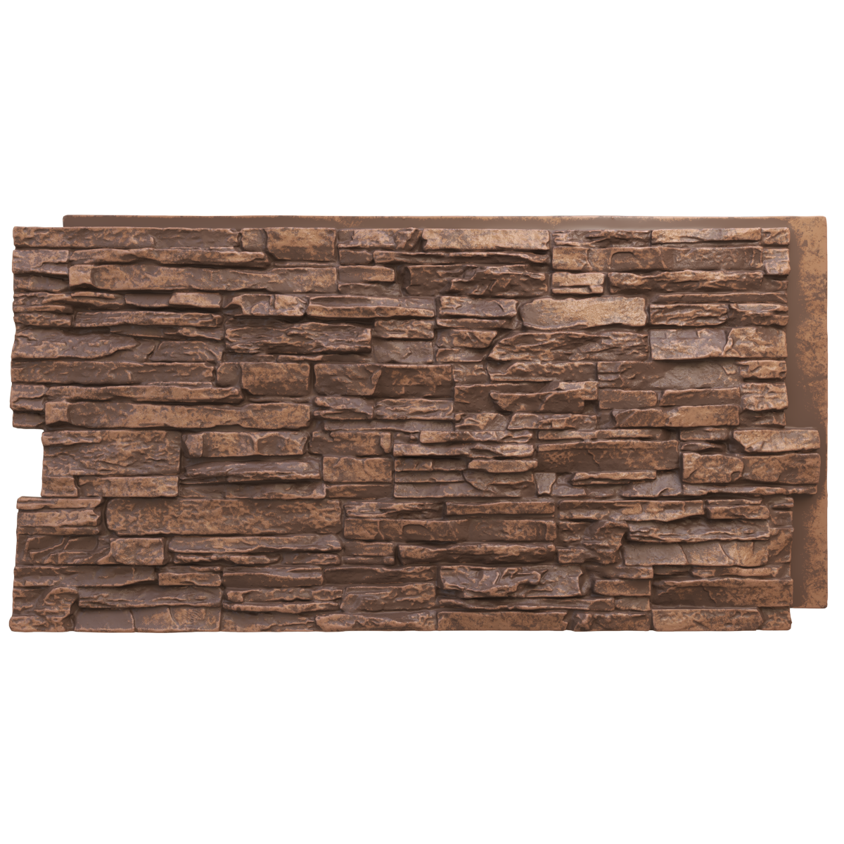 Ekena Millwork 45.75-in x 24.5-in Canyon Ridge Stacked Stone 8-sq ft ...